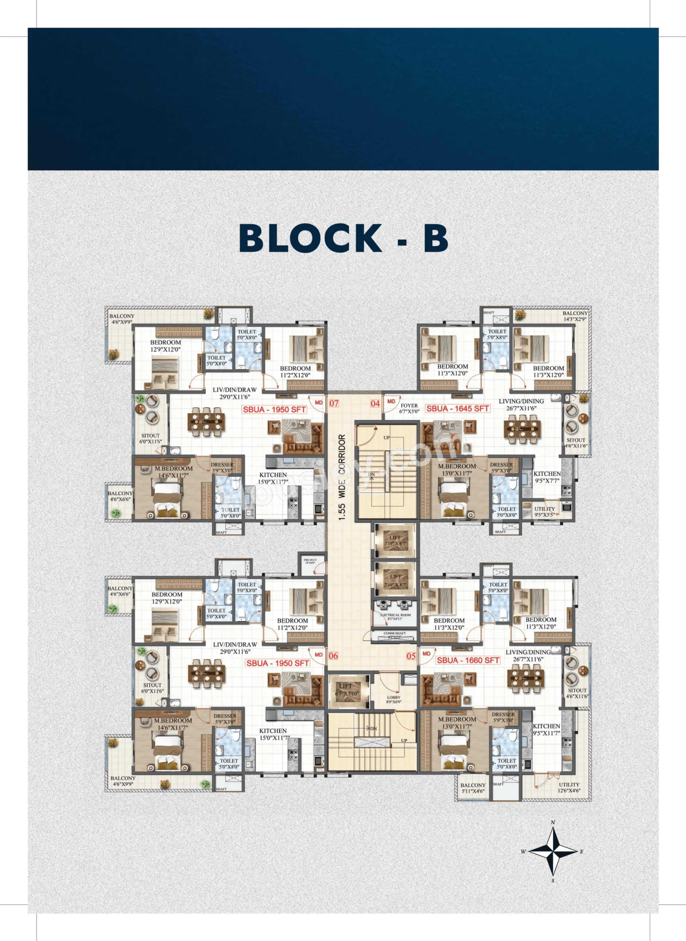 Amrutha Lake Vista Floor plan 2