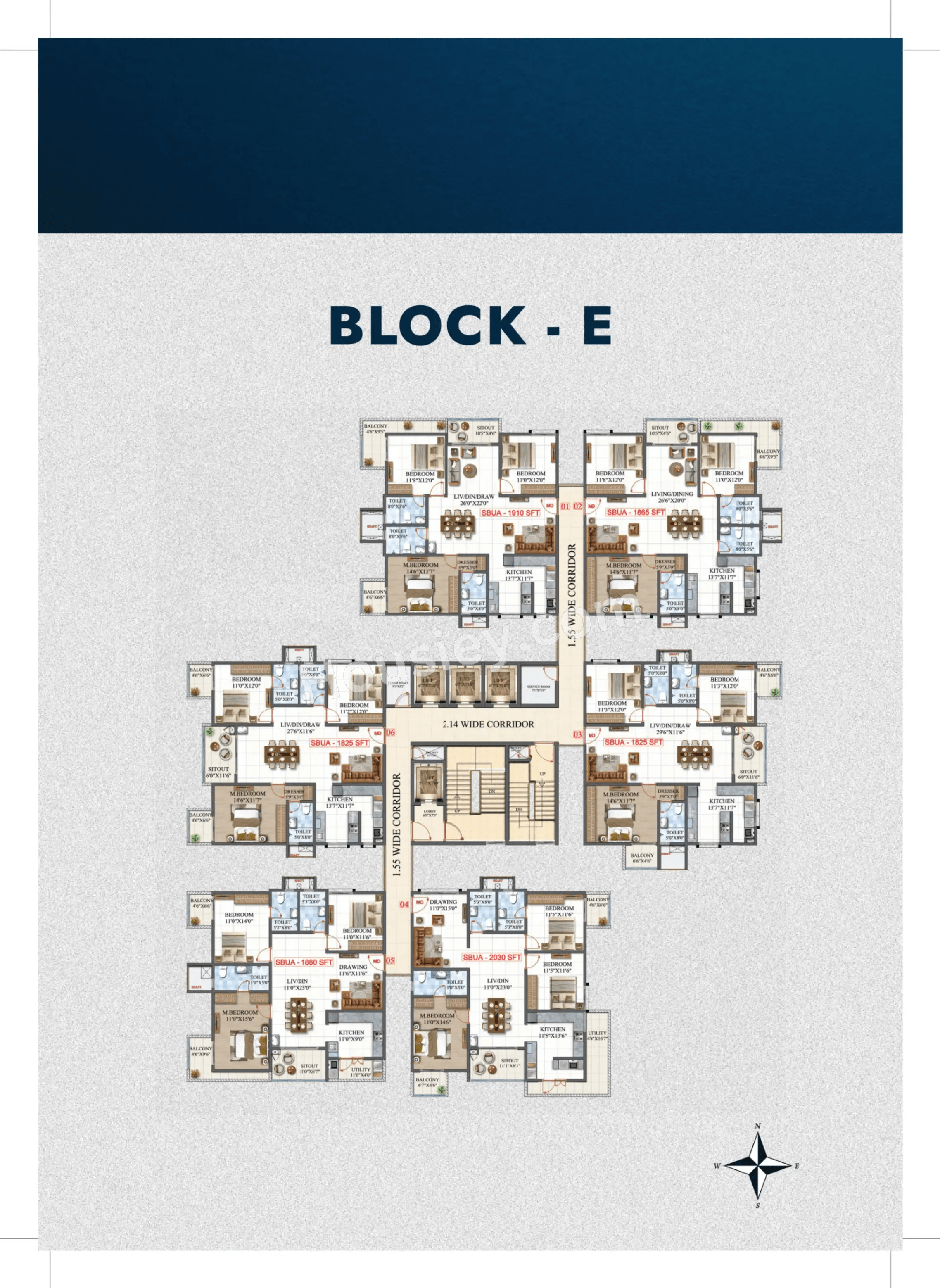 Amrutha Lake Vista Floor plan 4