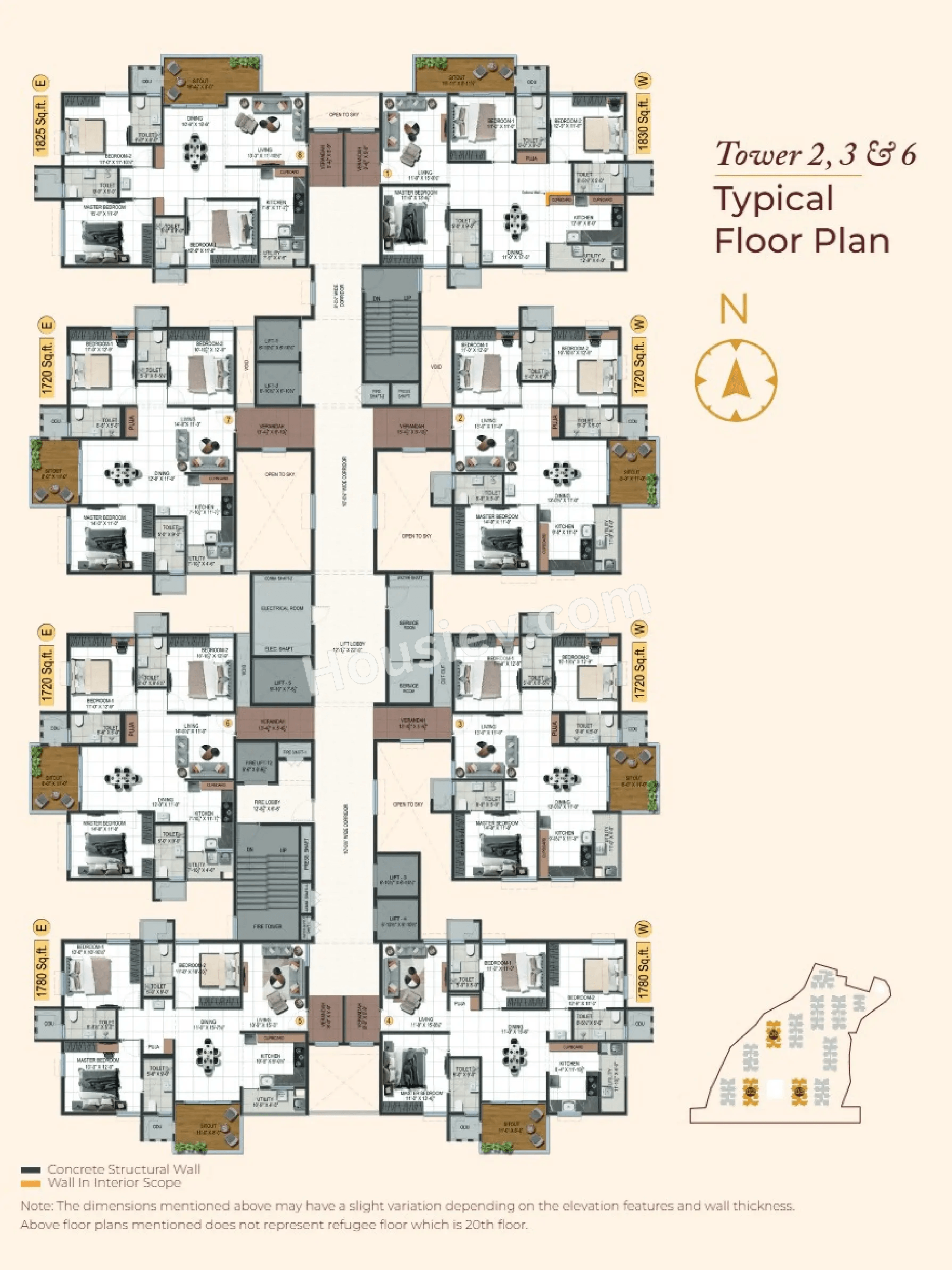 Ananda Homes Legacey Floor plan 3