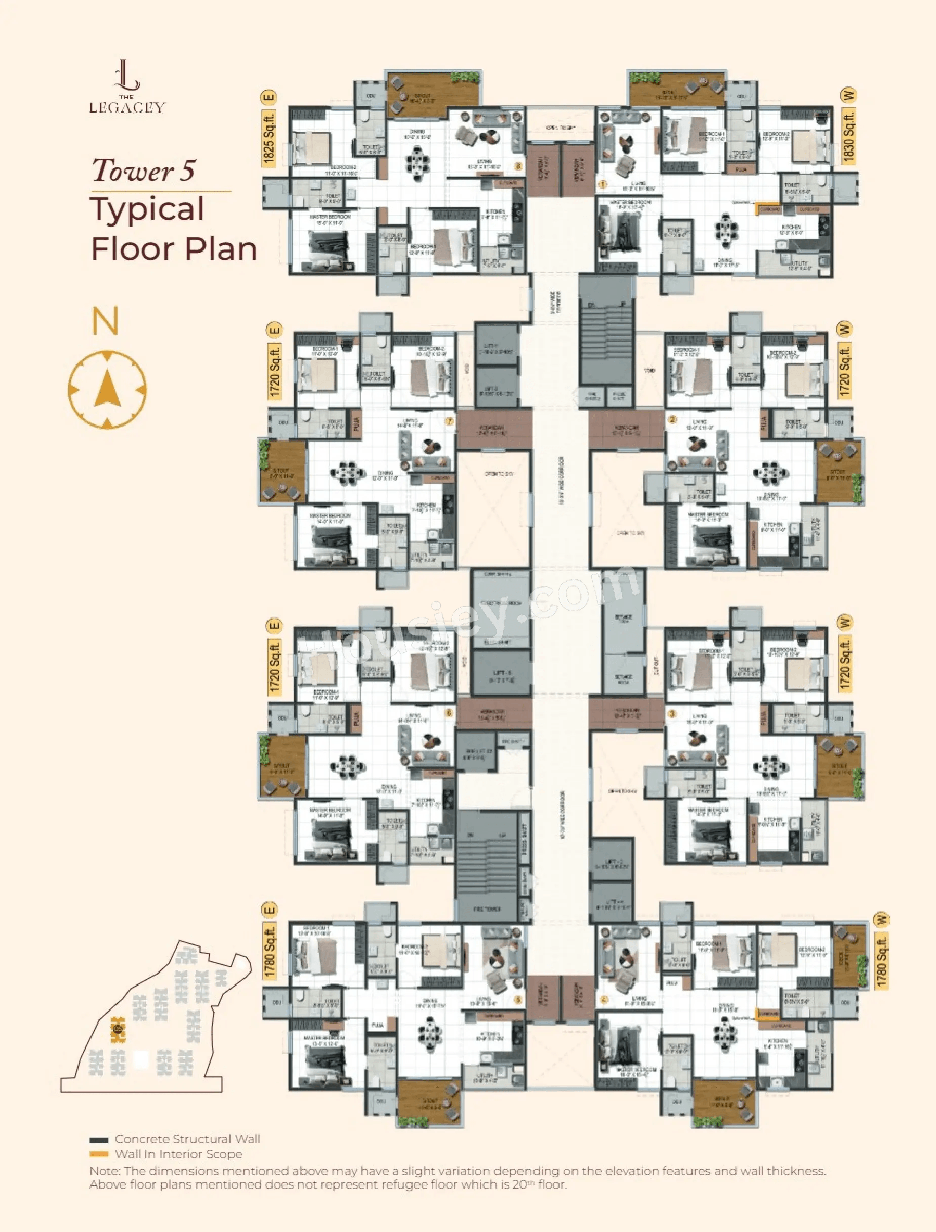 Ananda Homes Legacey Floor plan 5