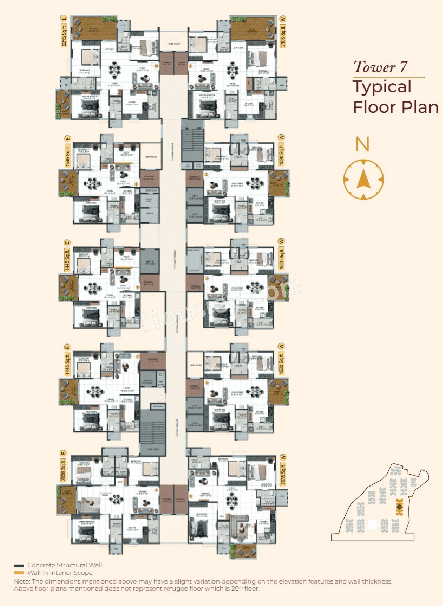 Ananda Homes Legacey Floor plan 6
