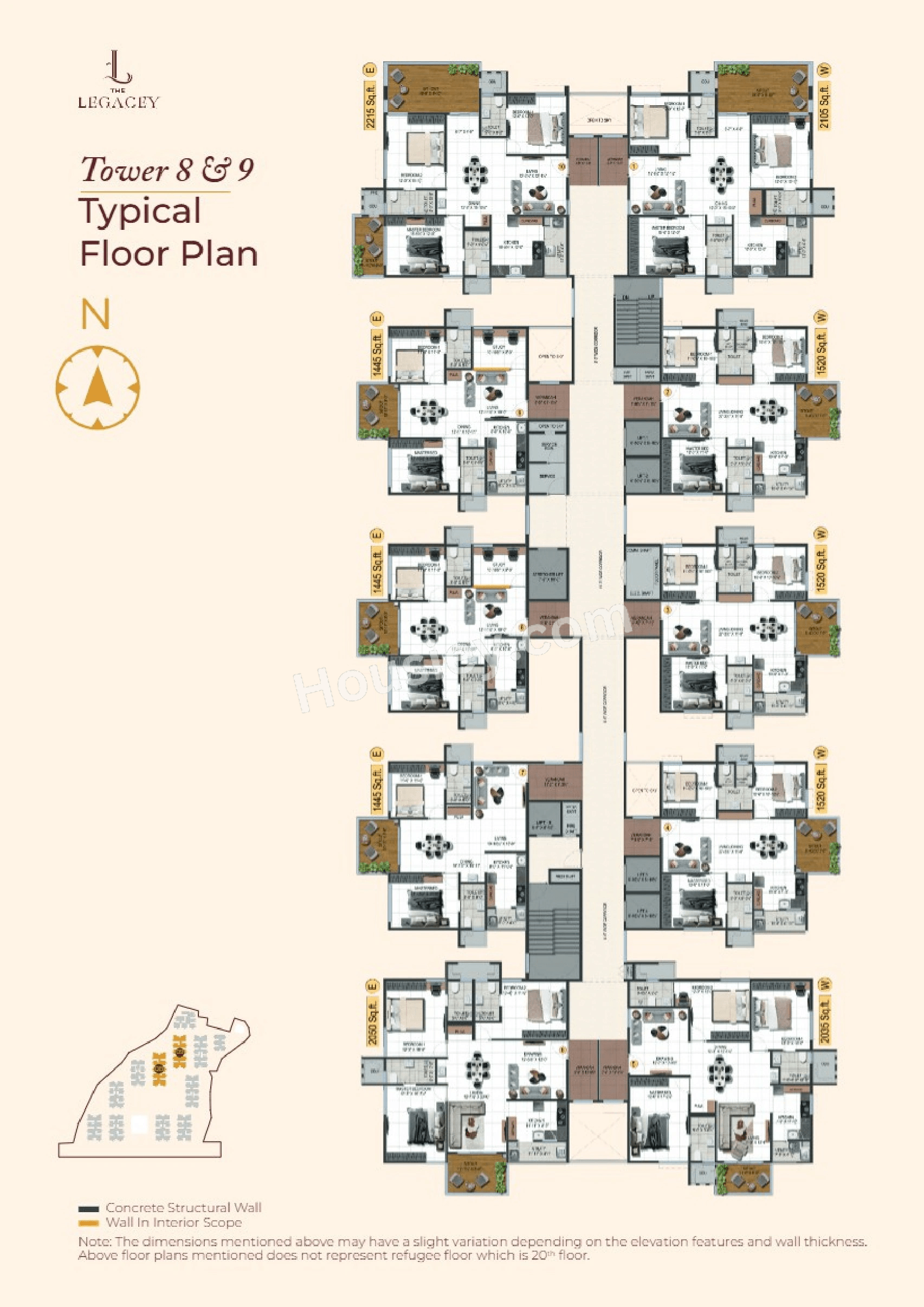 Ananda Homes Legacey Floor plan 8
