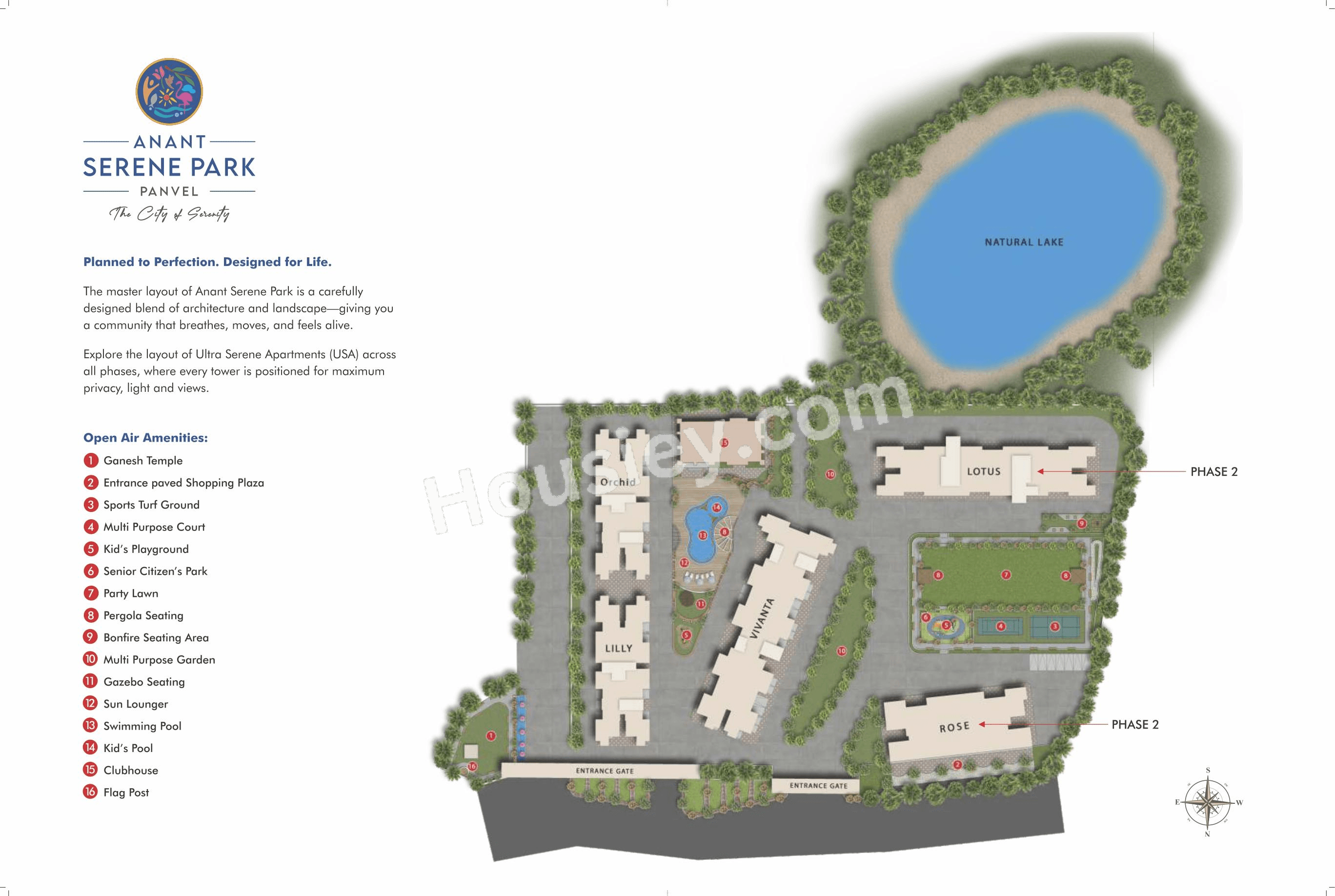 Anant Serene Park Floor plan 1
