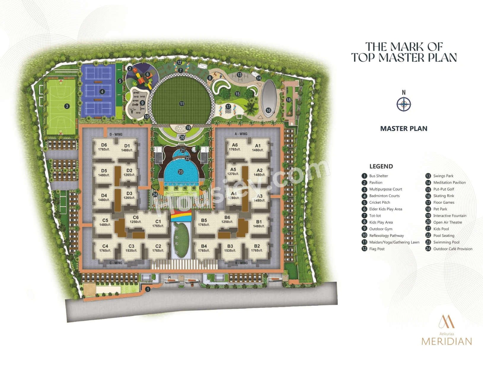 Ankuraa Meridian Floor plan 1