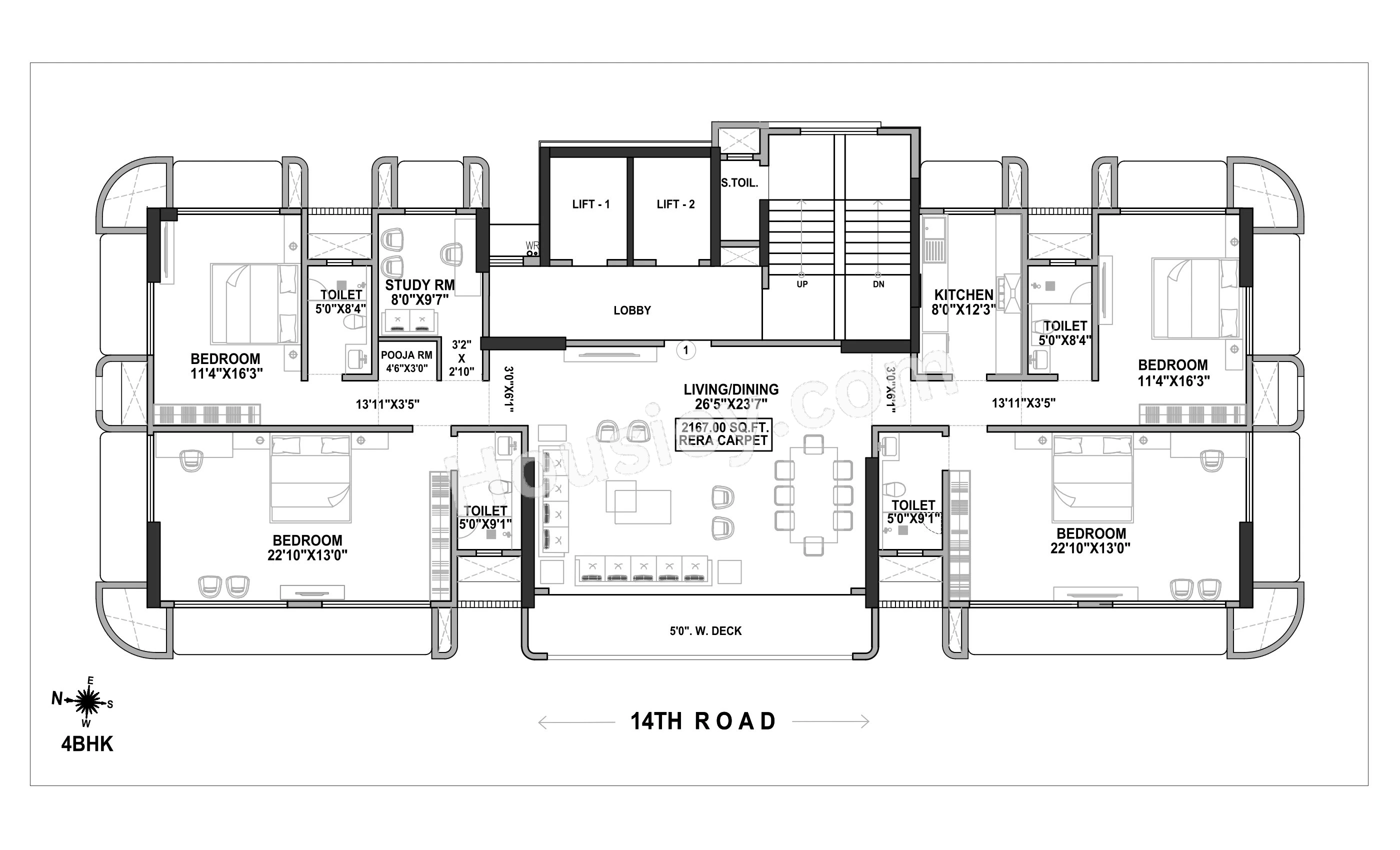 AP Kohinoor Palace Floor Plan