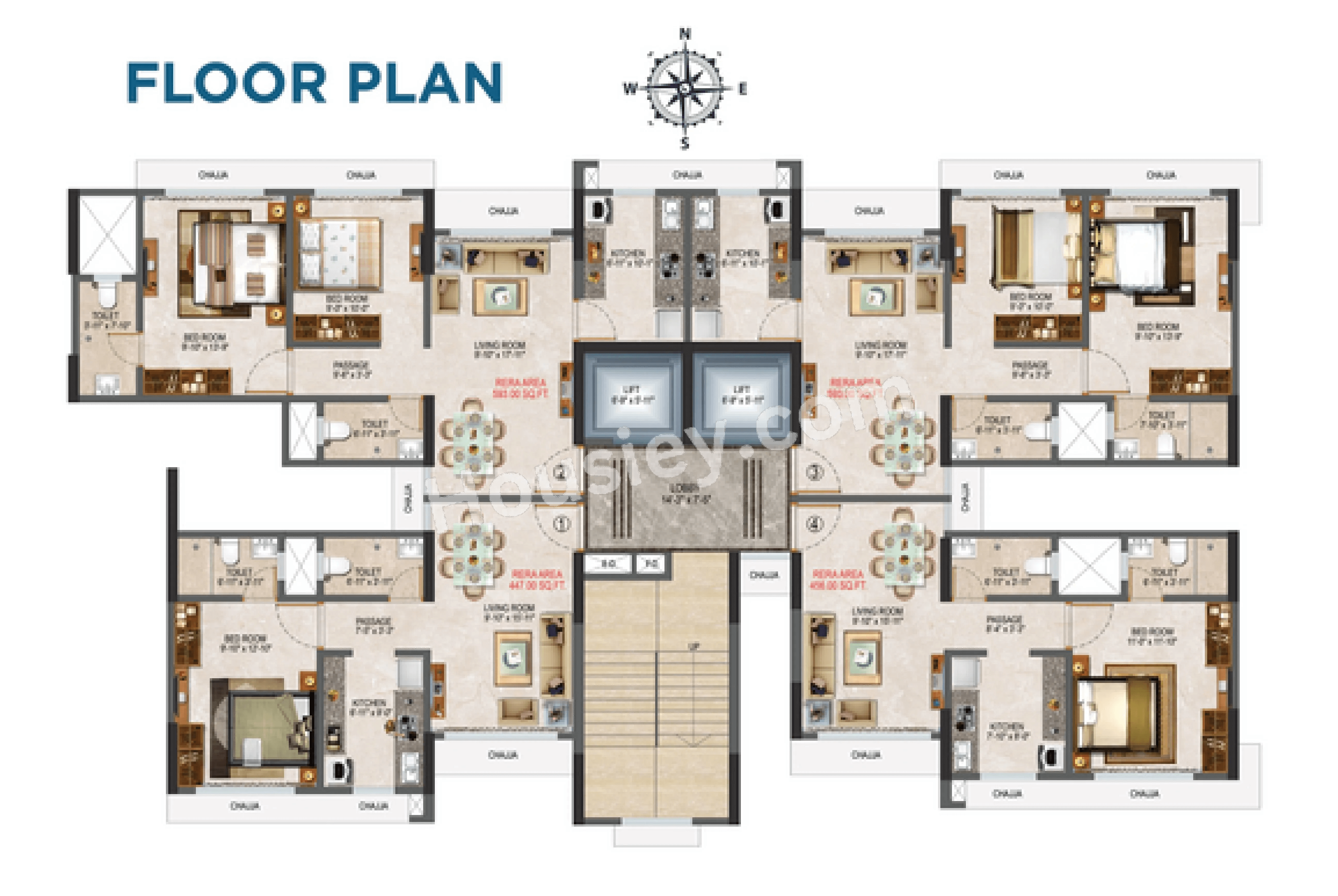 Aquarose Tower Floor plan 2