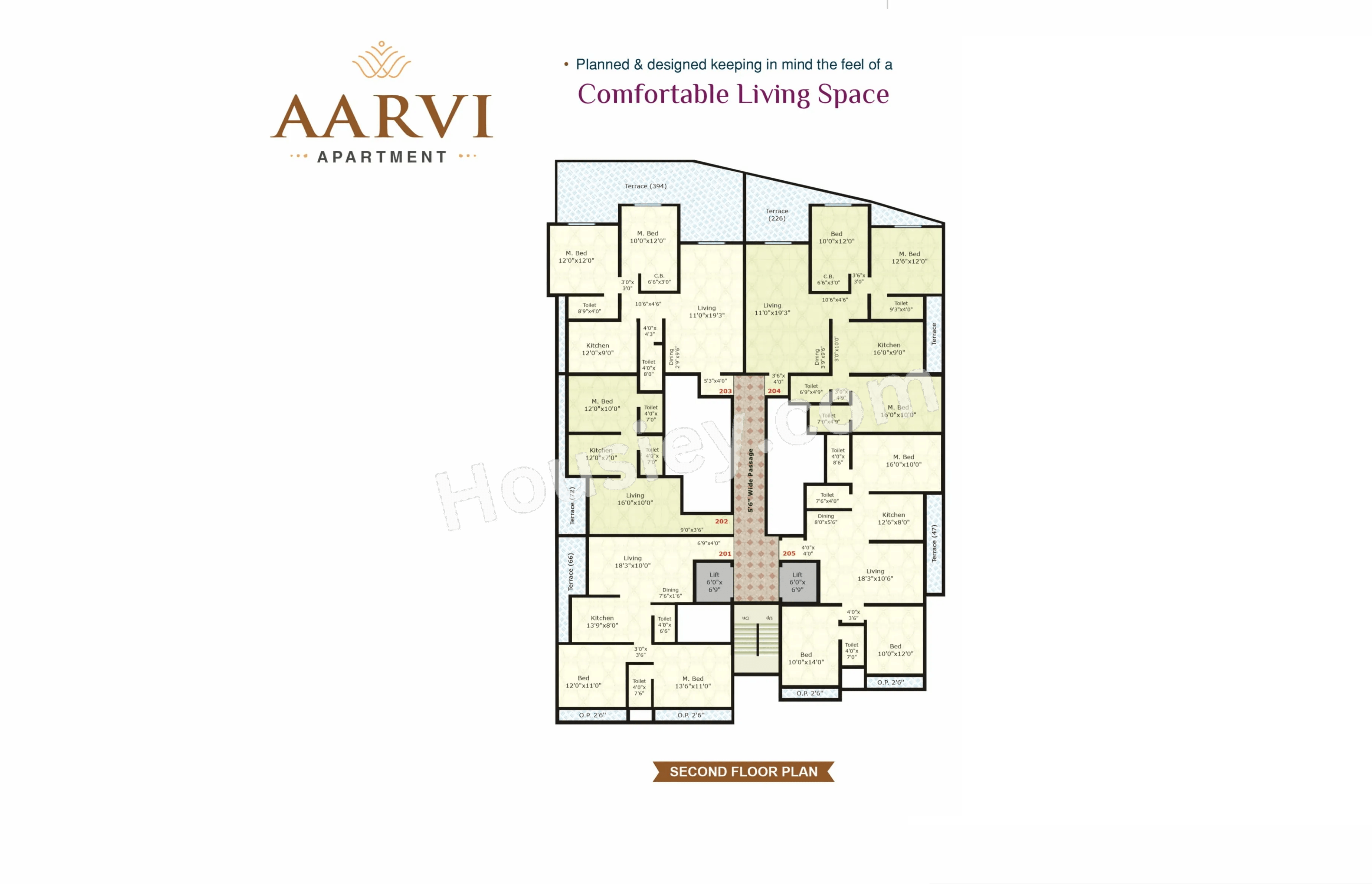 Archen Aarvi Apartment Floor plan 2