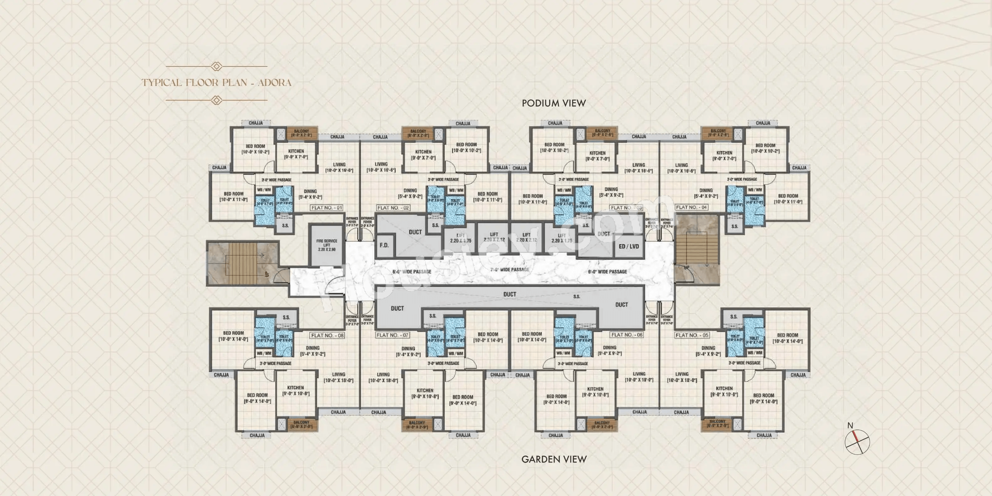 Arihant Advika Floor plan 1