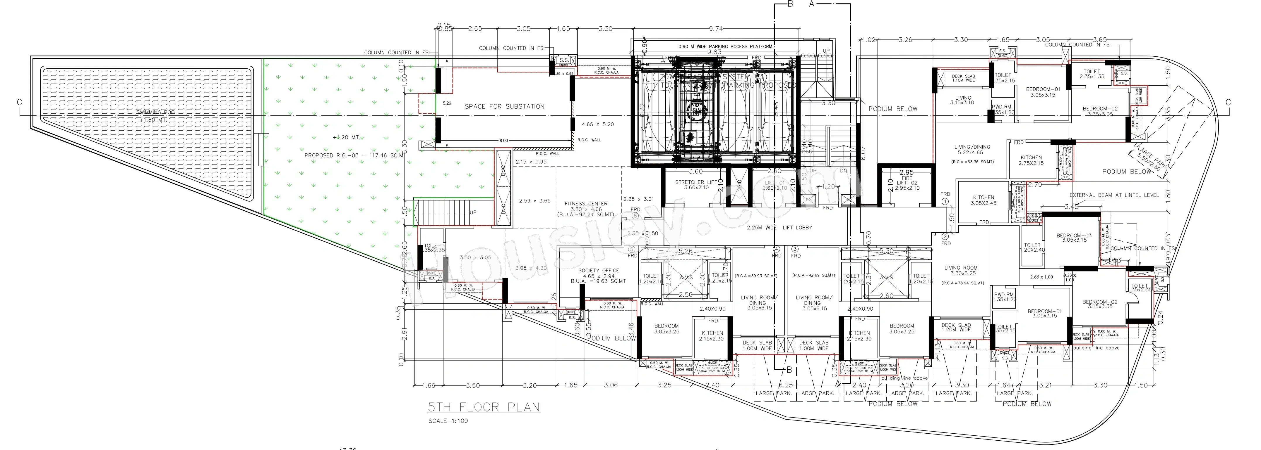 Arihant Aqua Bay Floor plan 2