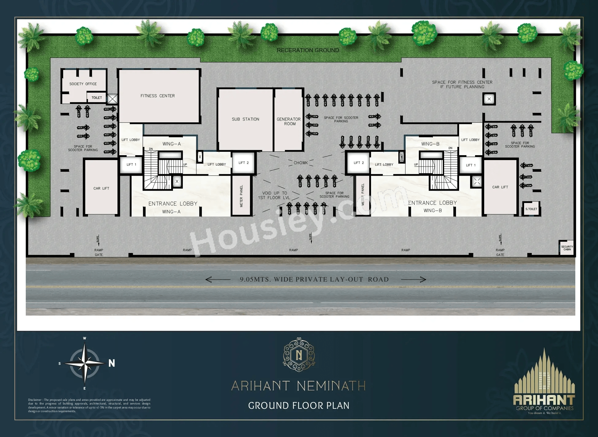 Arihant Neminath Sky Master Plan