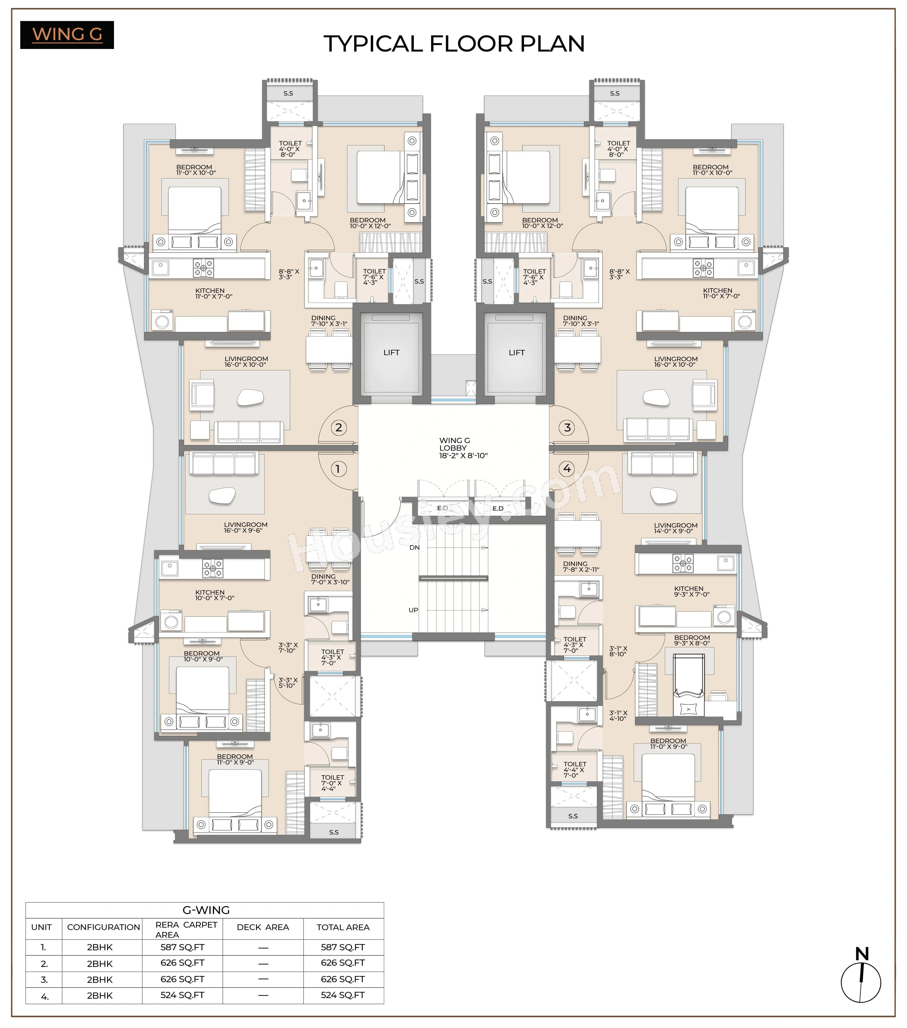 Arkade Rare Bhandup Floor plan 2
