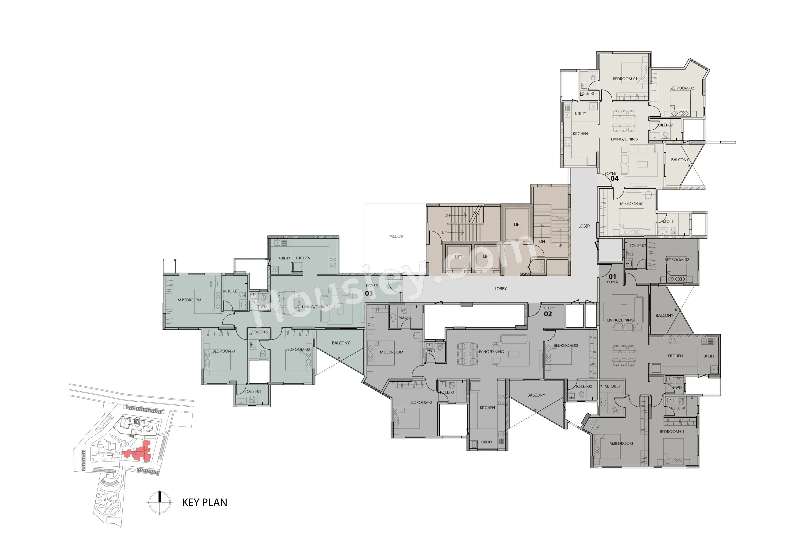 Artismo Millionaire Tower Floor plan 2