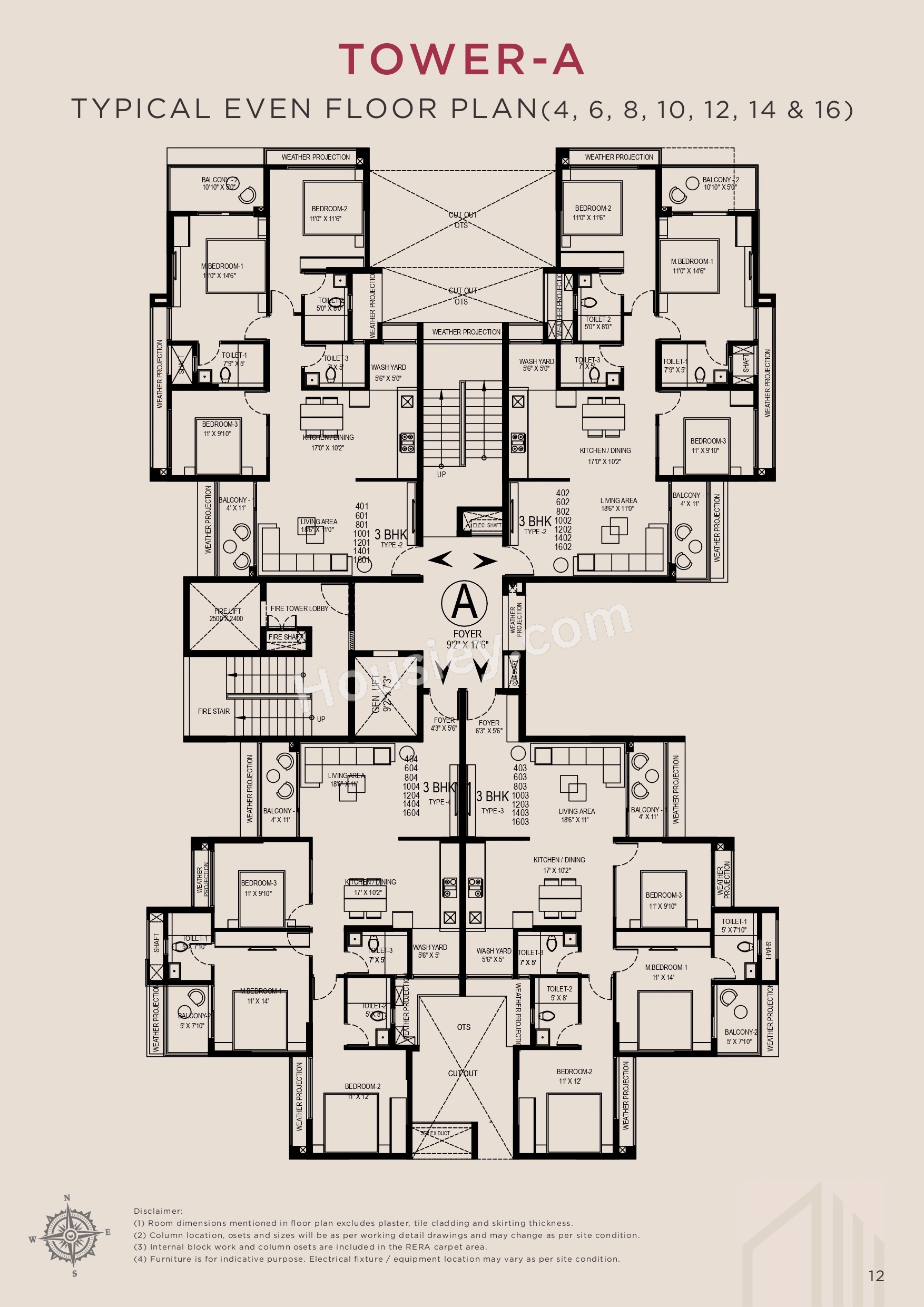 Arvind Crest Floor plan 1