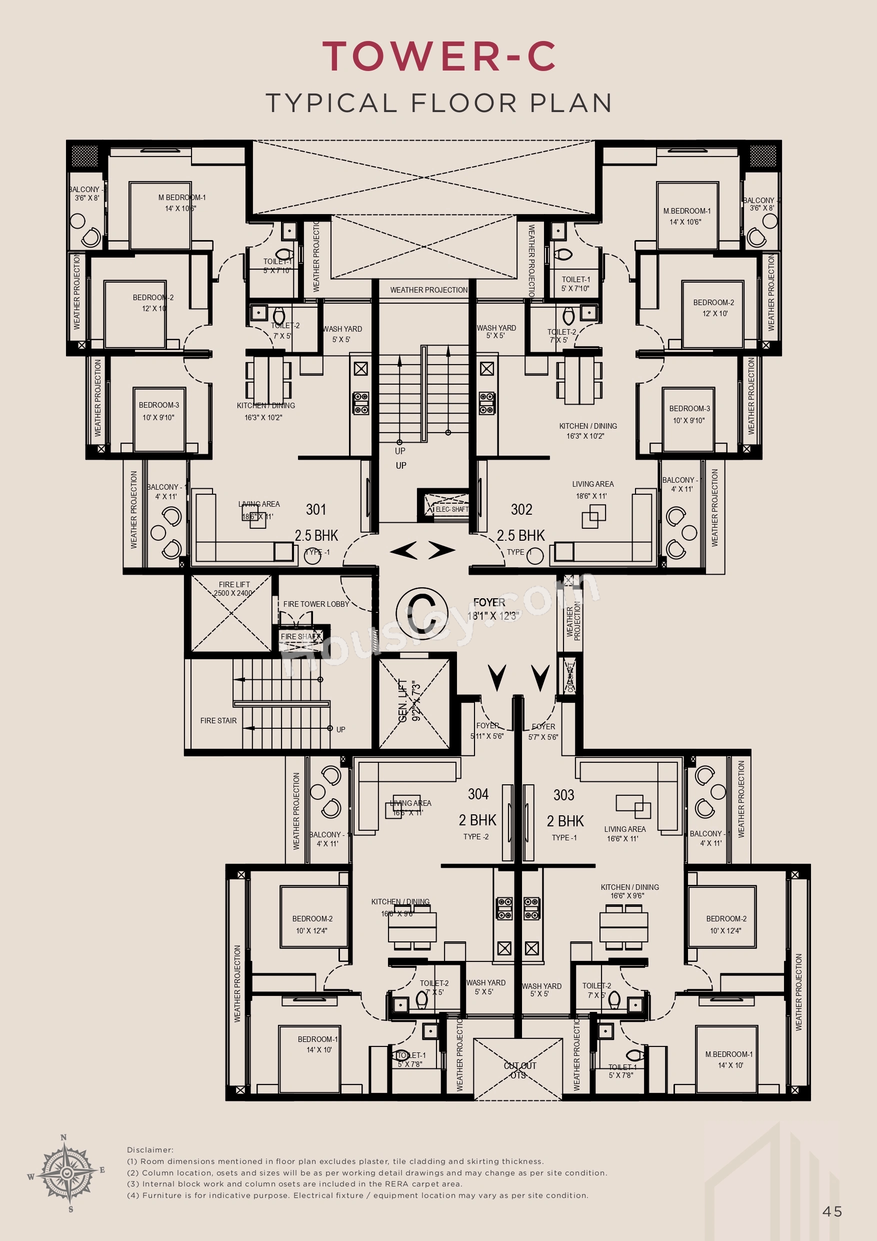 Arvind Crest Floor plan 3