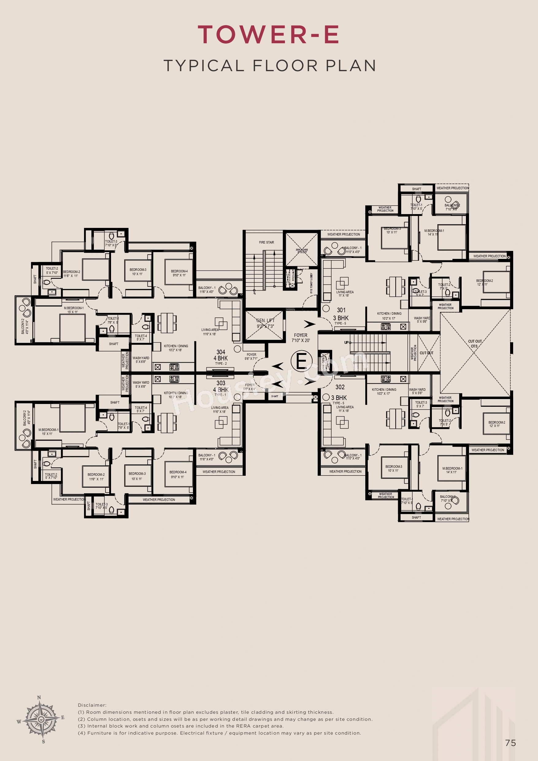 Arvind Crest Floor plan 5