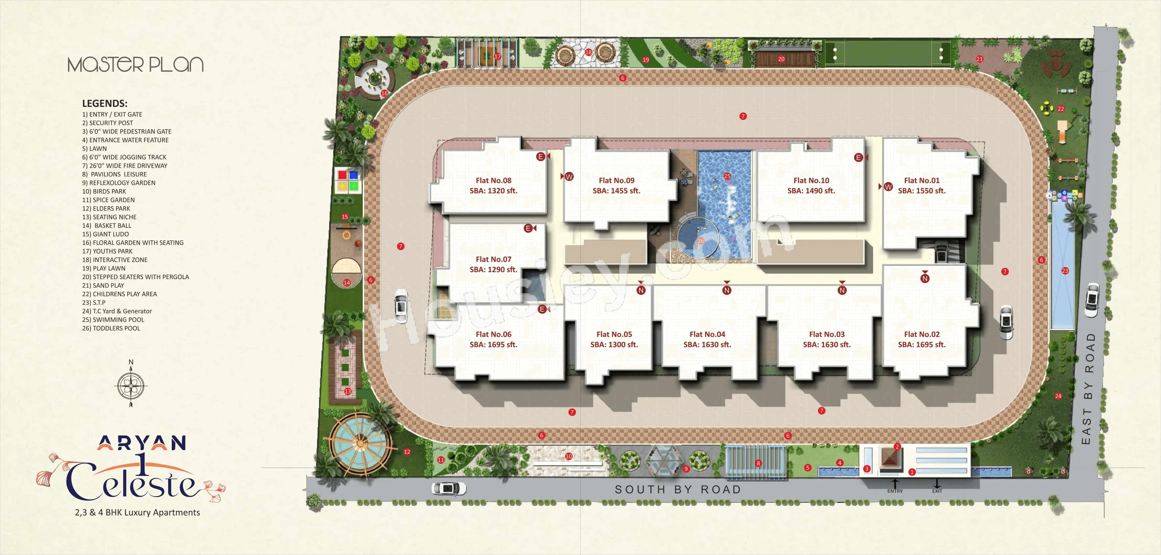 Aryan 1 Celeste Master Plan