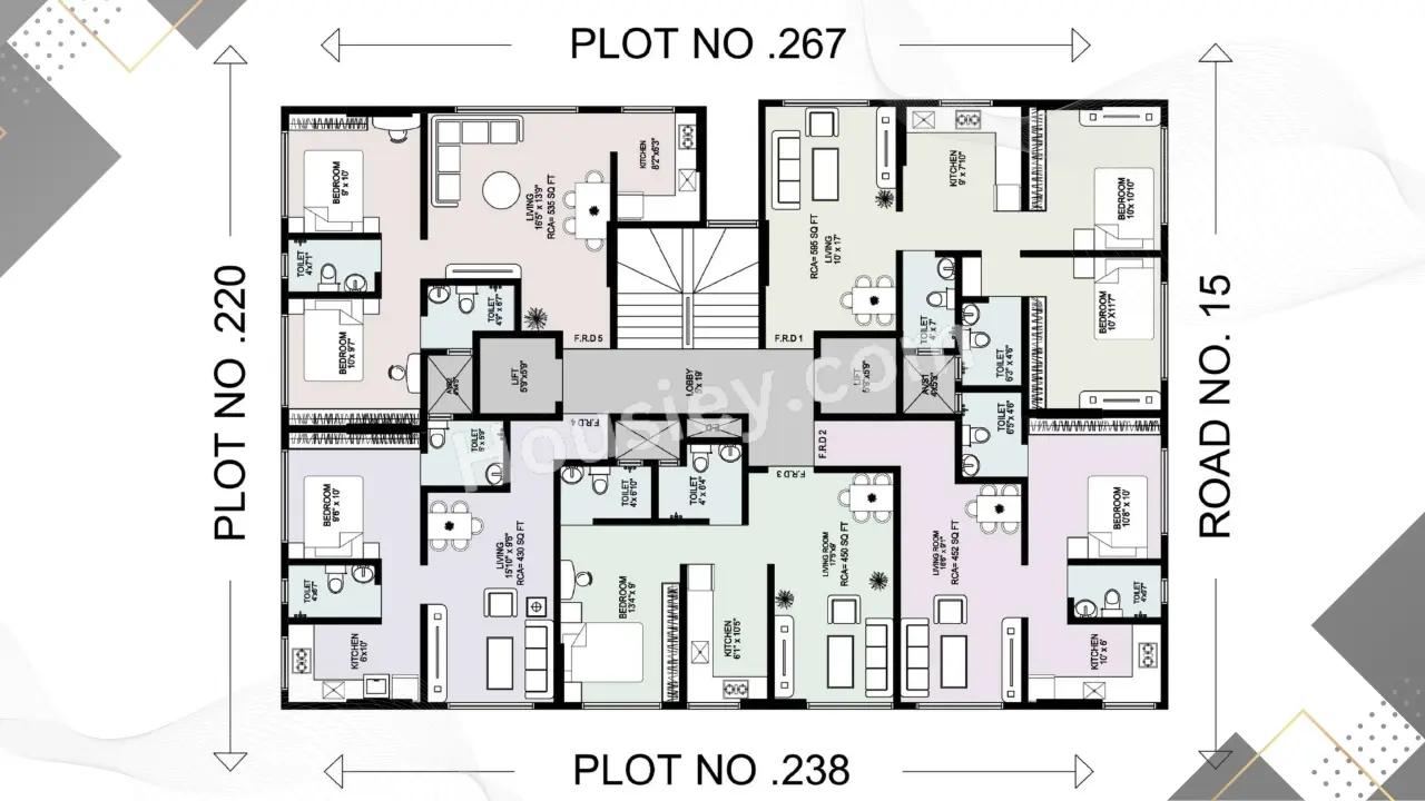 Ashapura Diyana Heights Floor Plan