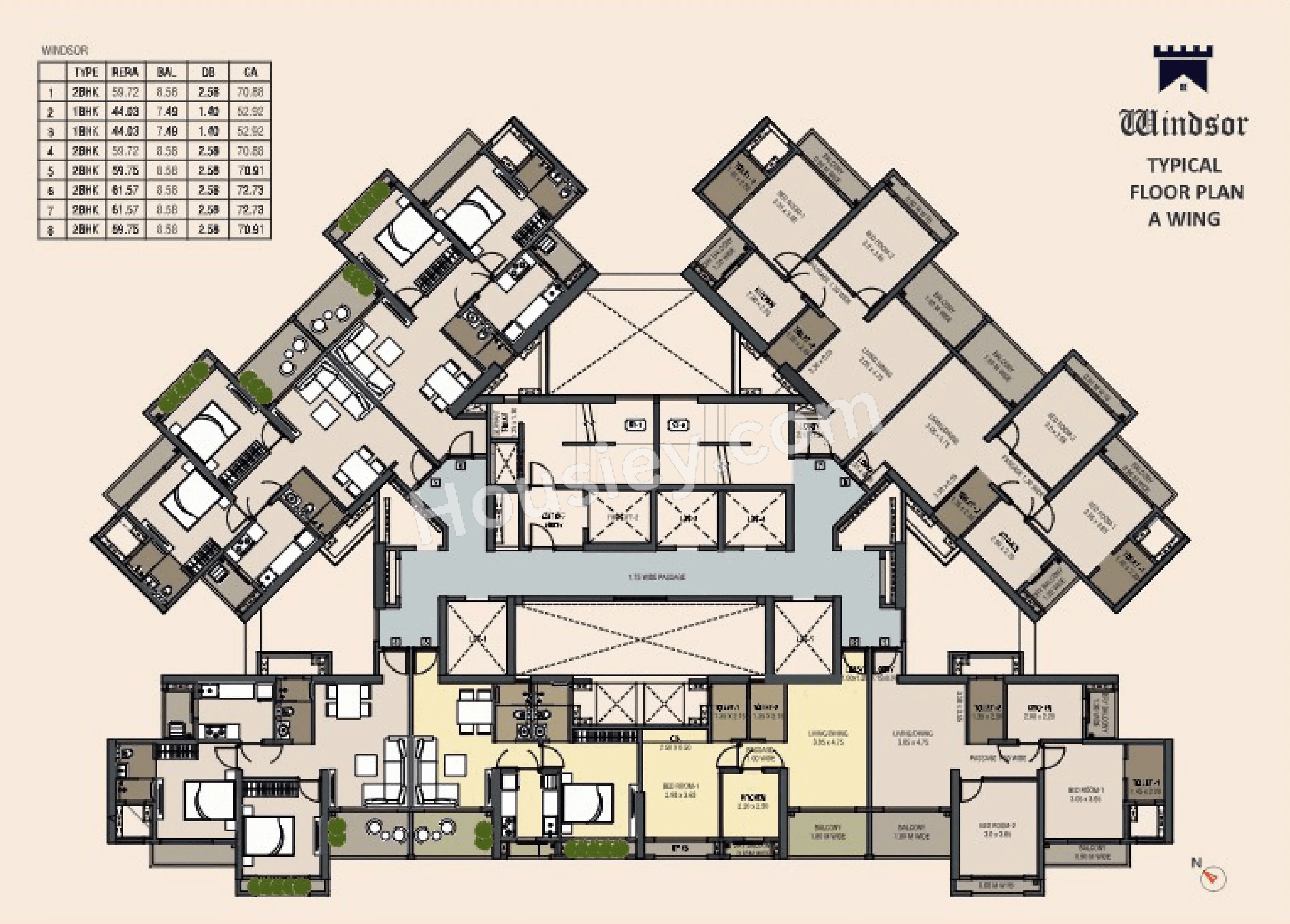 Ashish Windsor Floor Plan