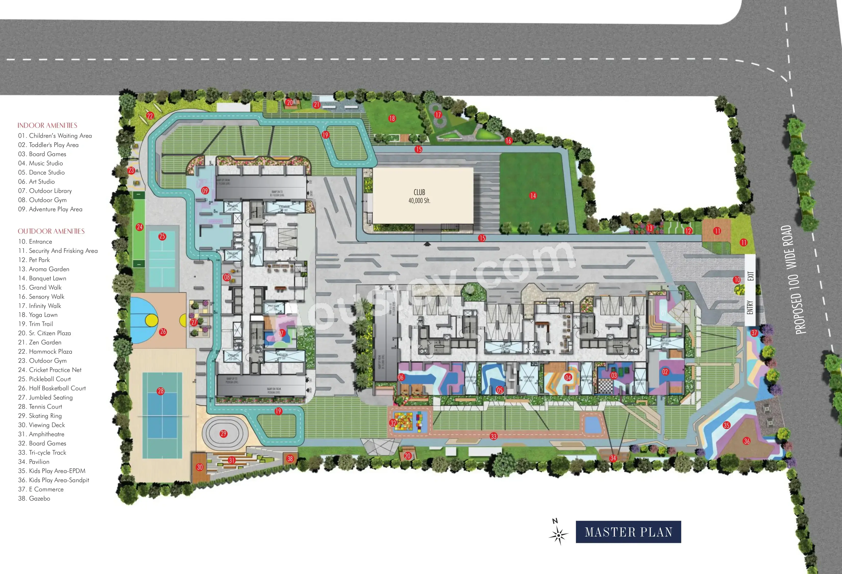 Aspire Spaces Aarna Floor plan 1