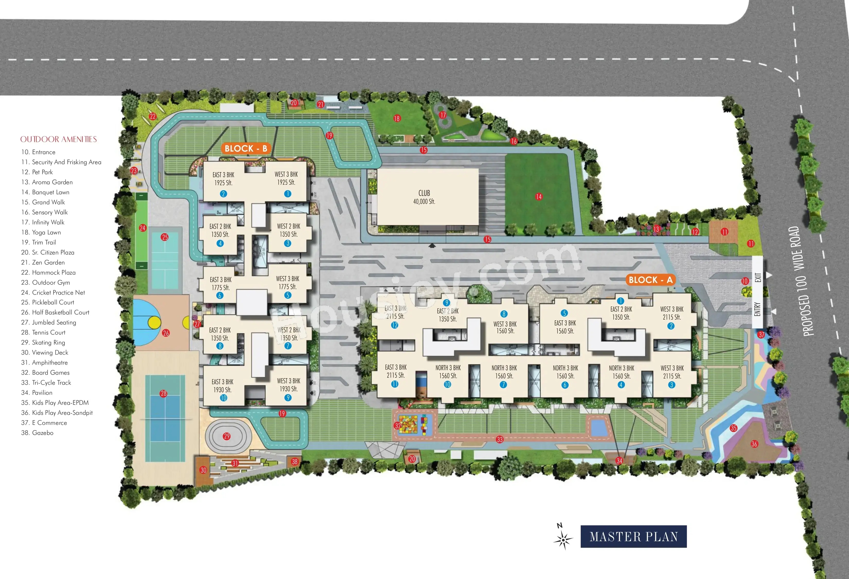 Aspire Spaces Aarna Floor plan 2