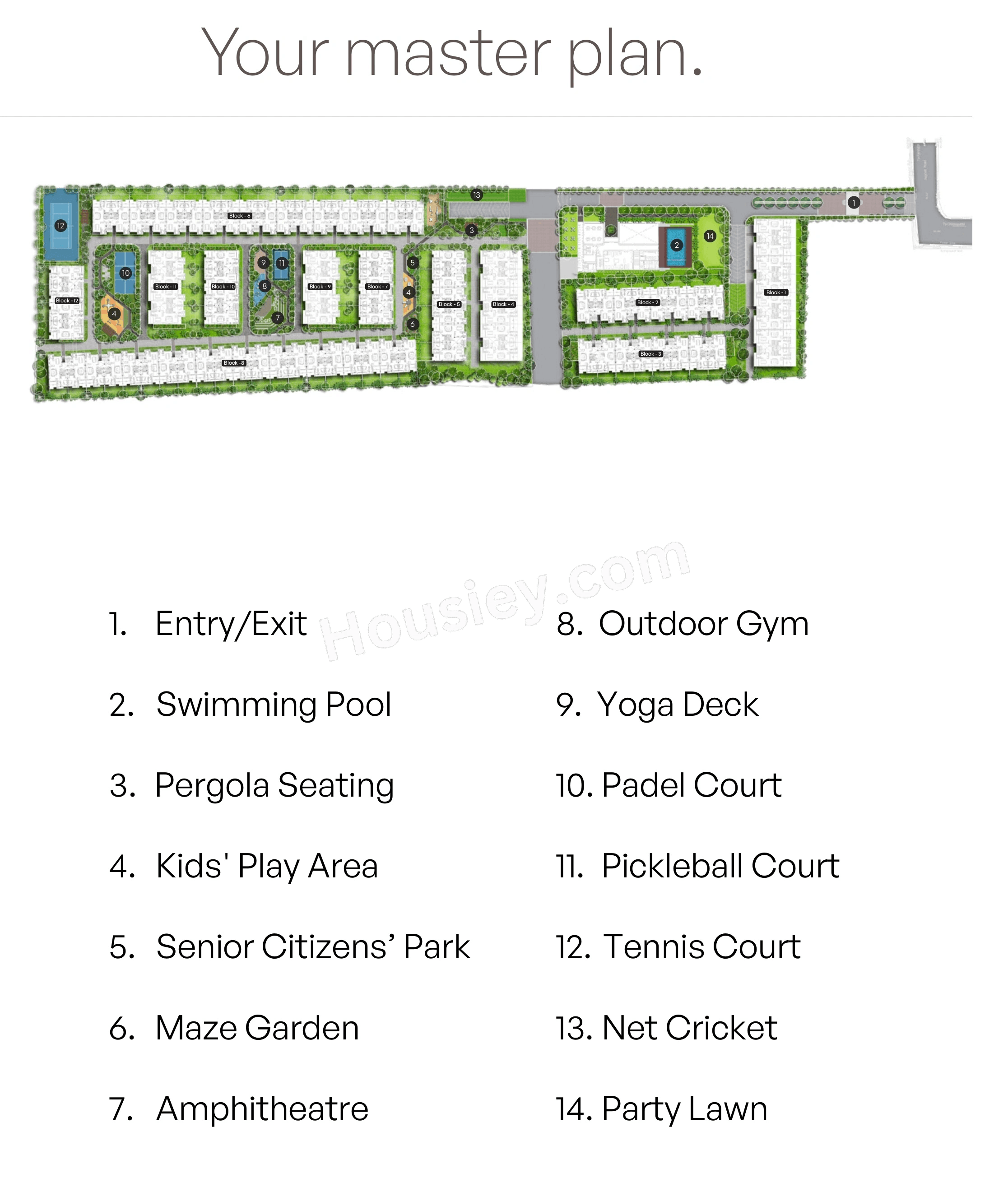 Assetz Paradise Master Plan