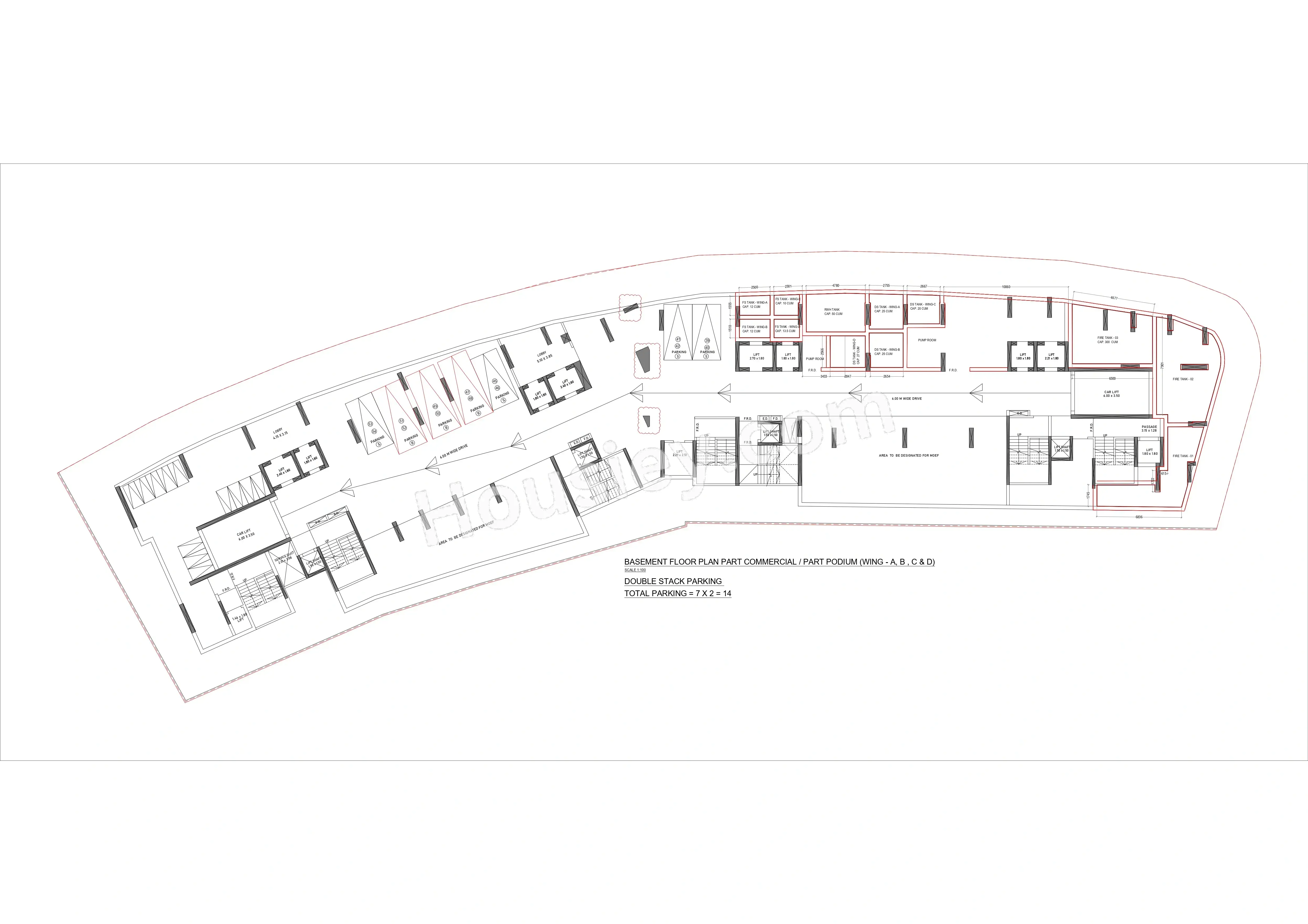 Atom Flamingo Enclave Floor plan 1