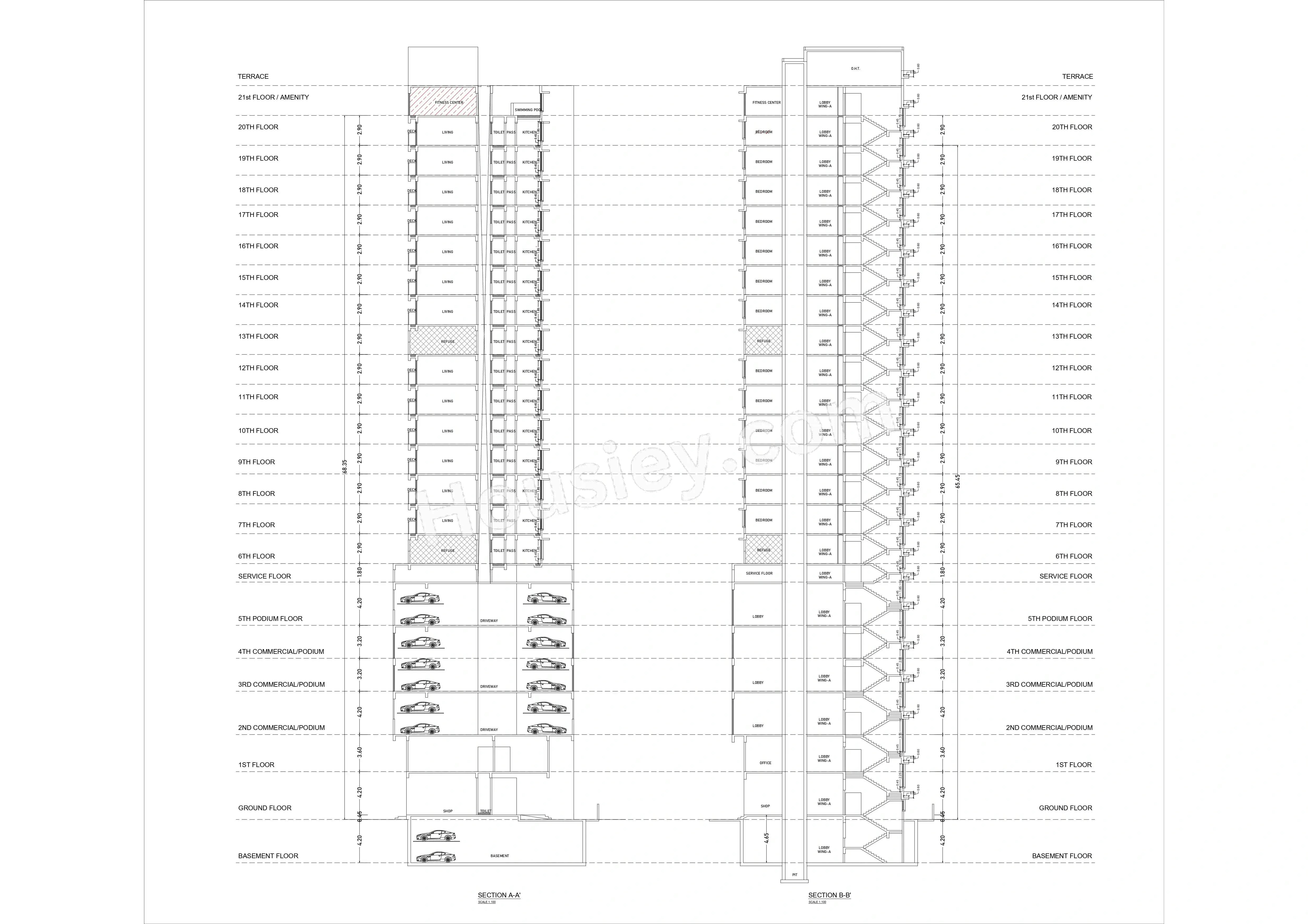 Atom Flamingo Enclave Floor plan 2