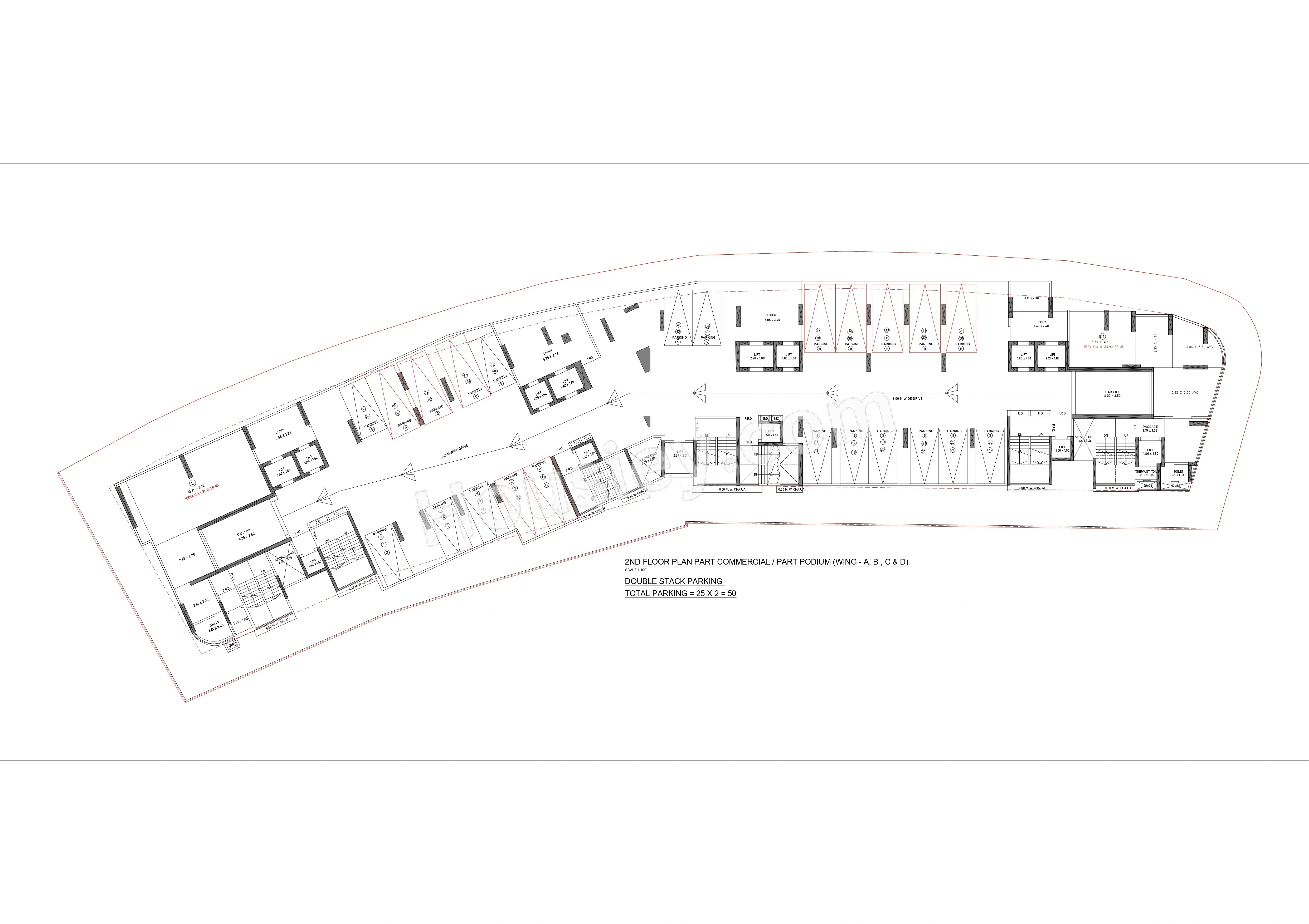 Atom Flamingo Enclave Floor plan 4