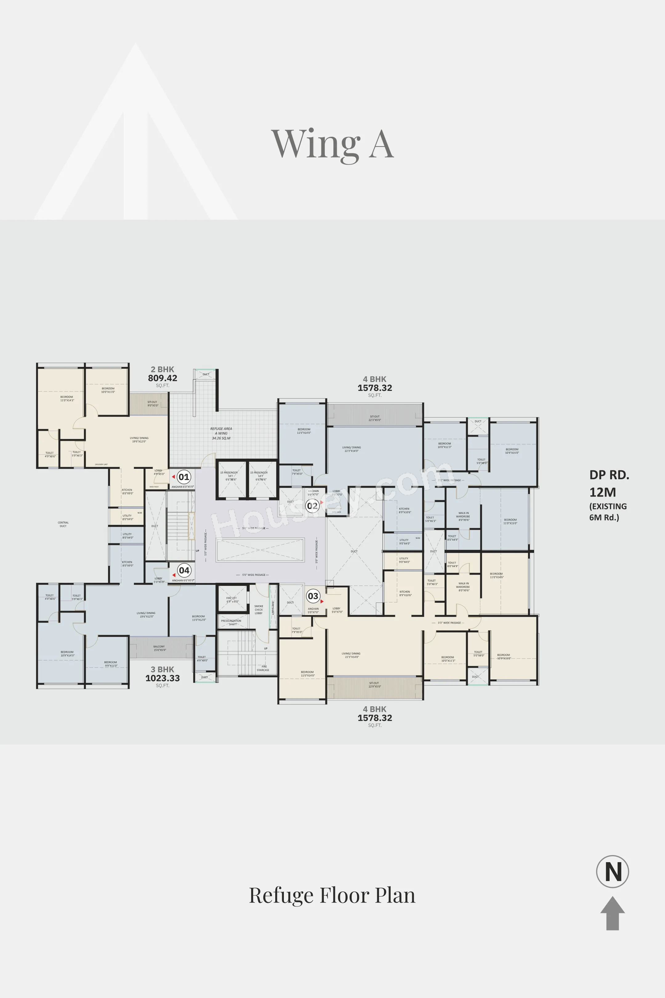 Atrium Montaire Floor plan 1