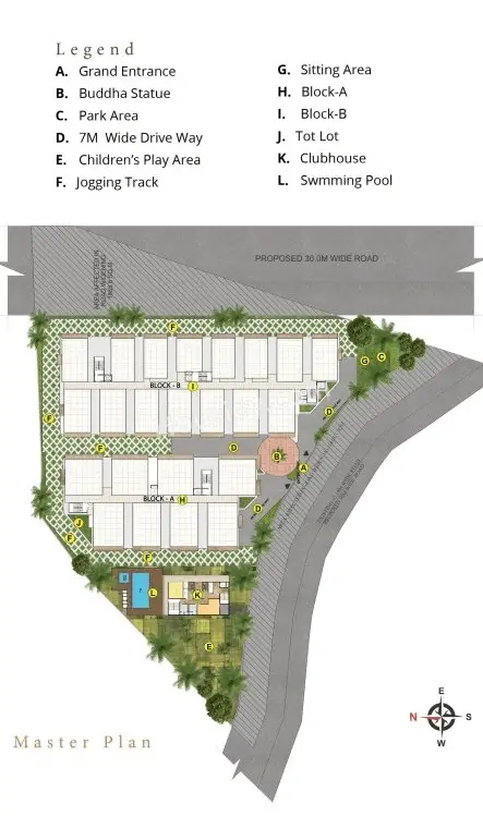 Atulyam Trident Master Plan