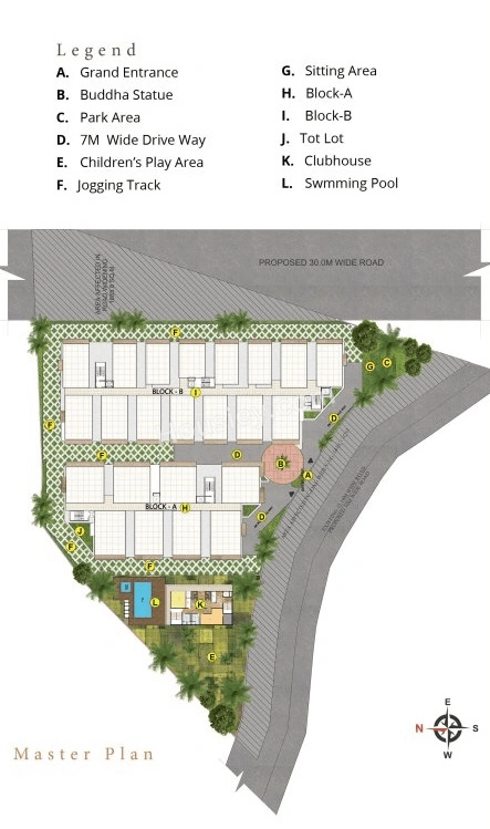 Atulyam Trident Master Plan