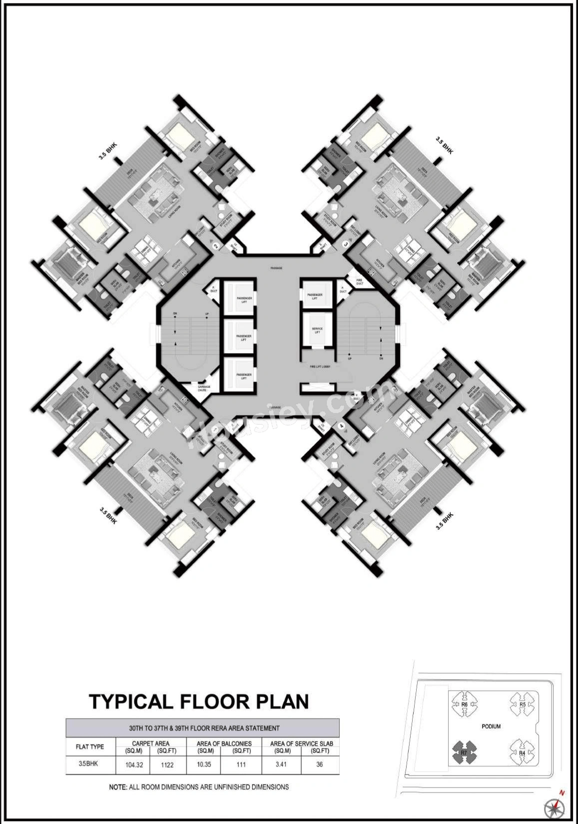 Aurum Q Islands Floor plan 1