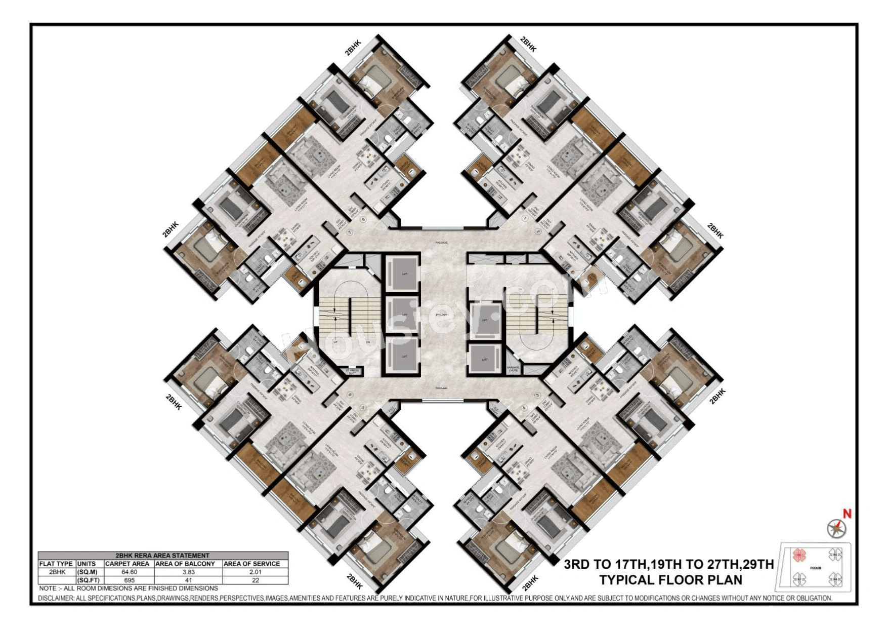 Aurum Q Islands Floor plan 3