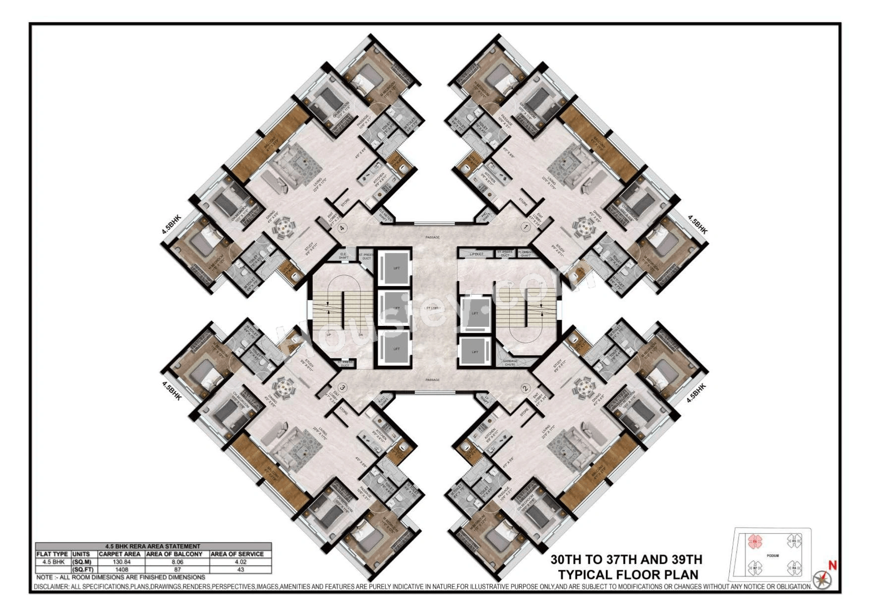 Aurum Q Islands Floor plan 4