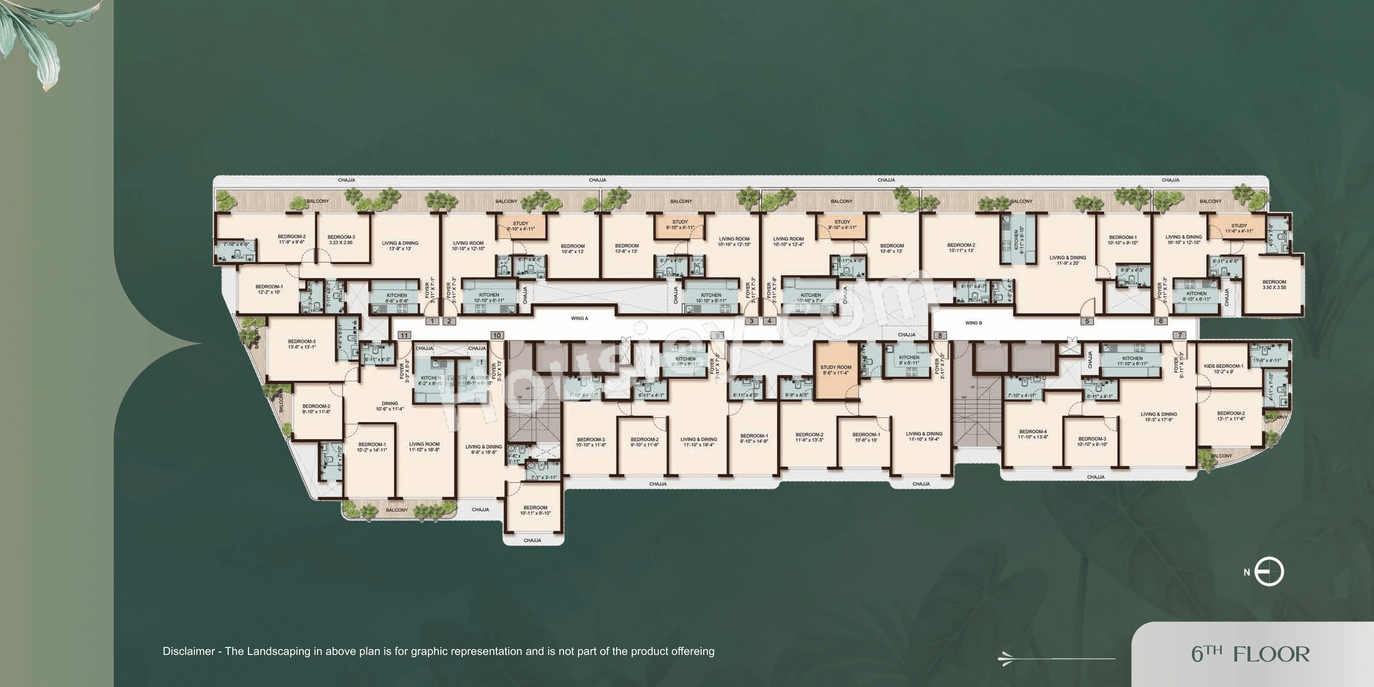 Avant Park West Floor plan 1