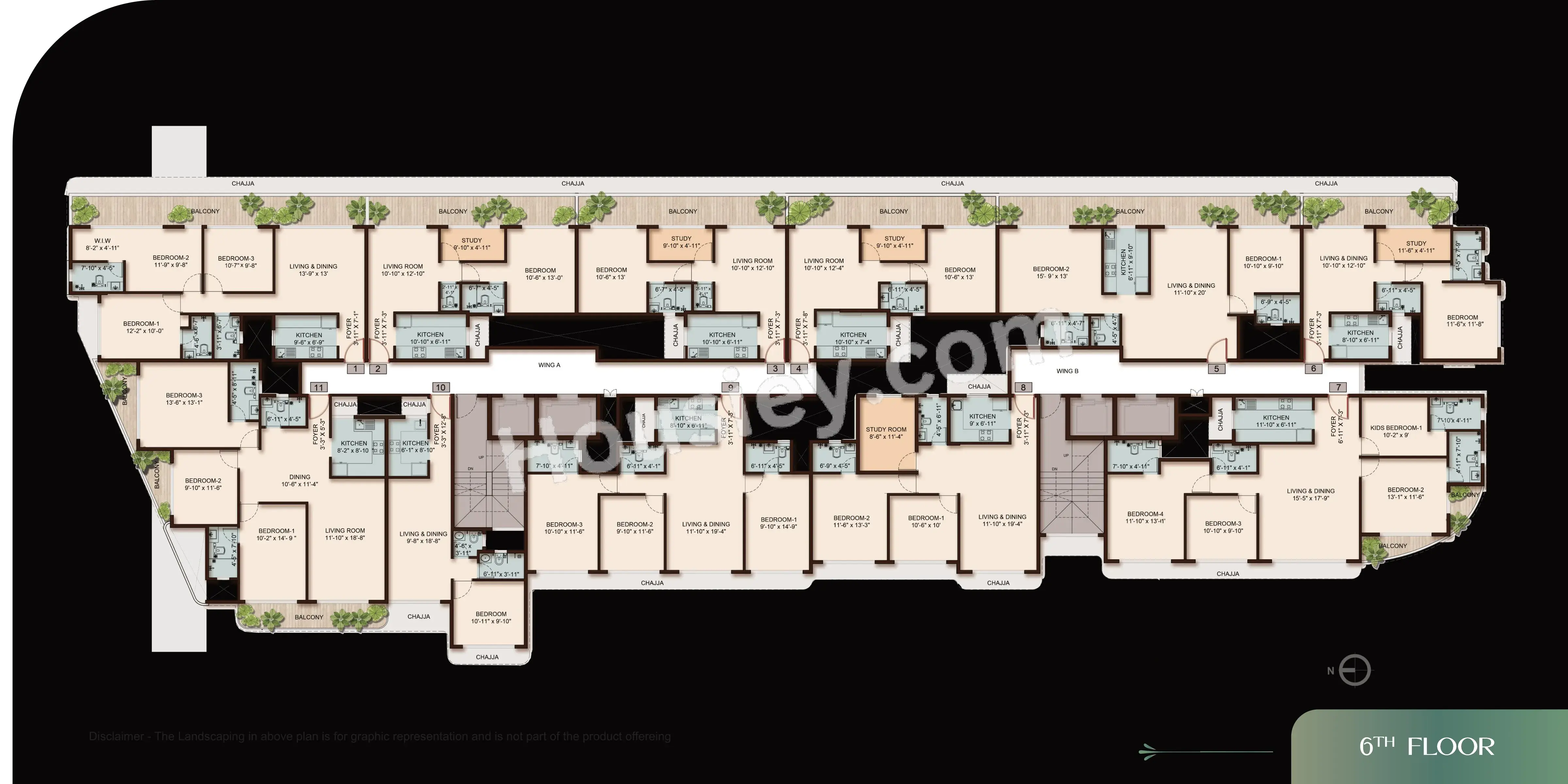 Avant Park West Floor plan 4