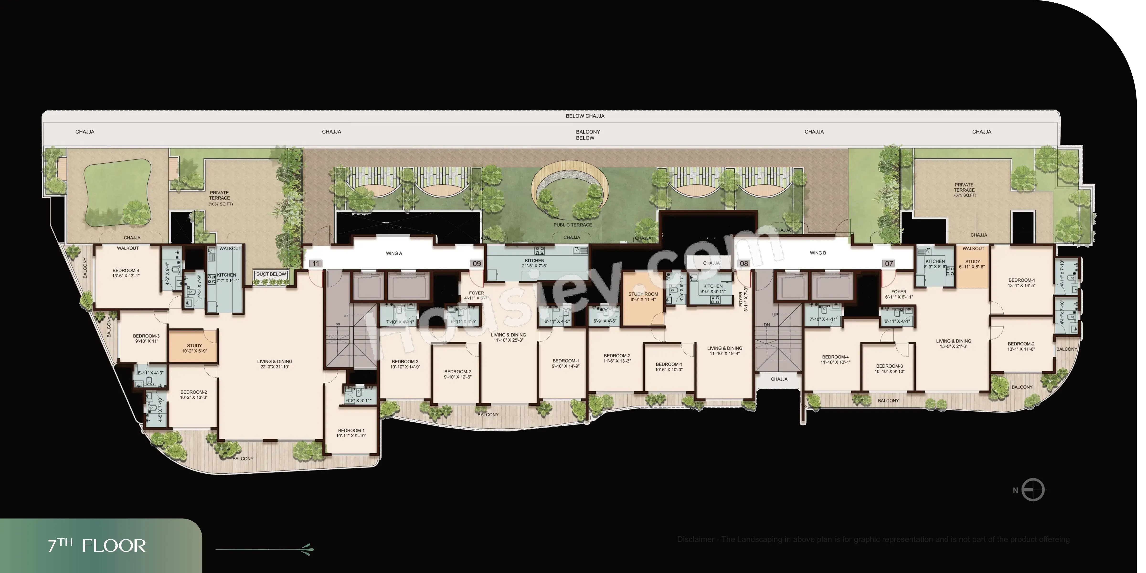 Avant Park West Floor plan 6