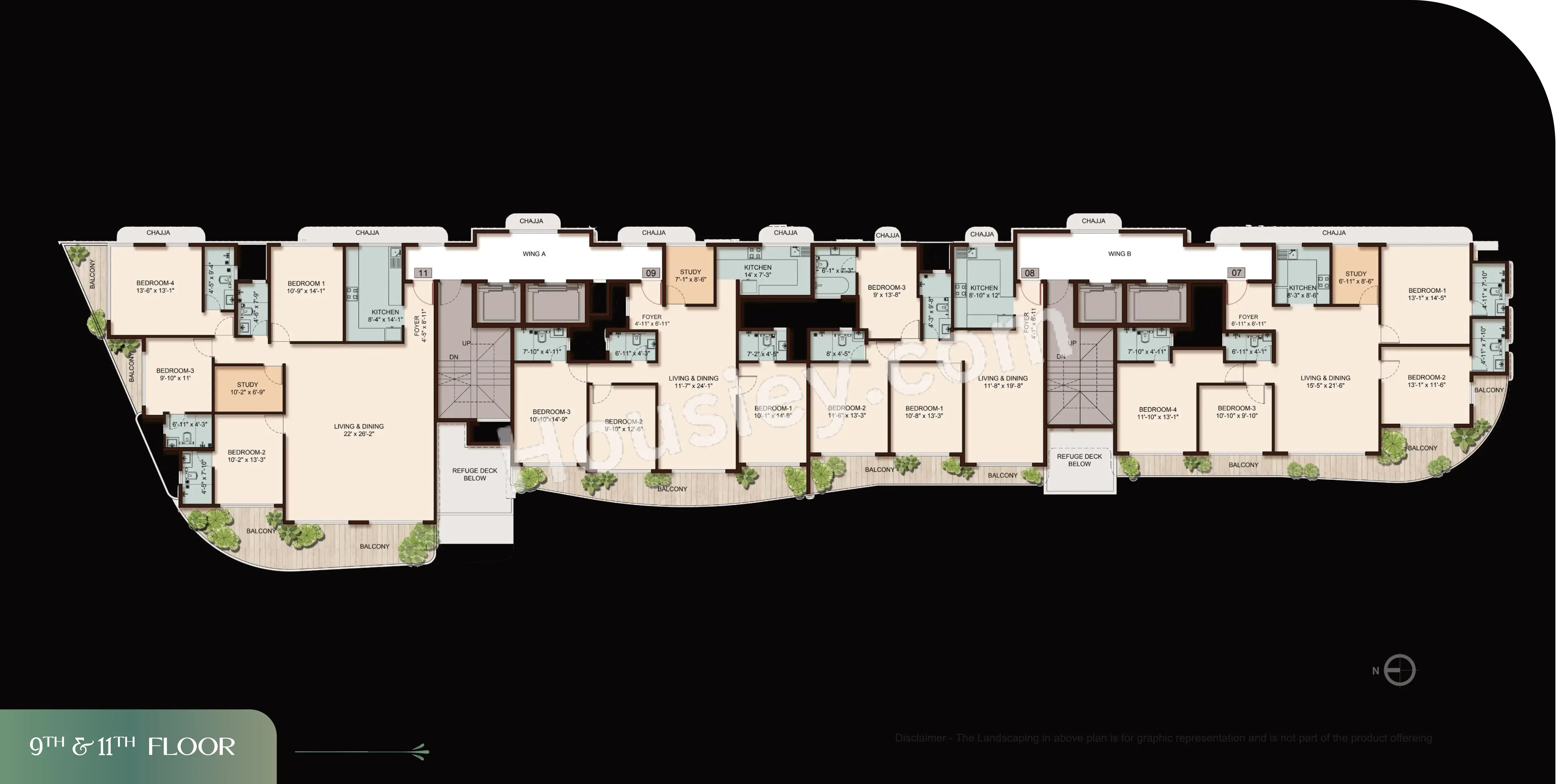 Avant Park West Floor plan 7