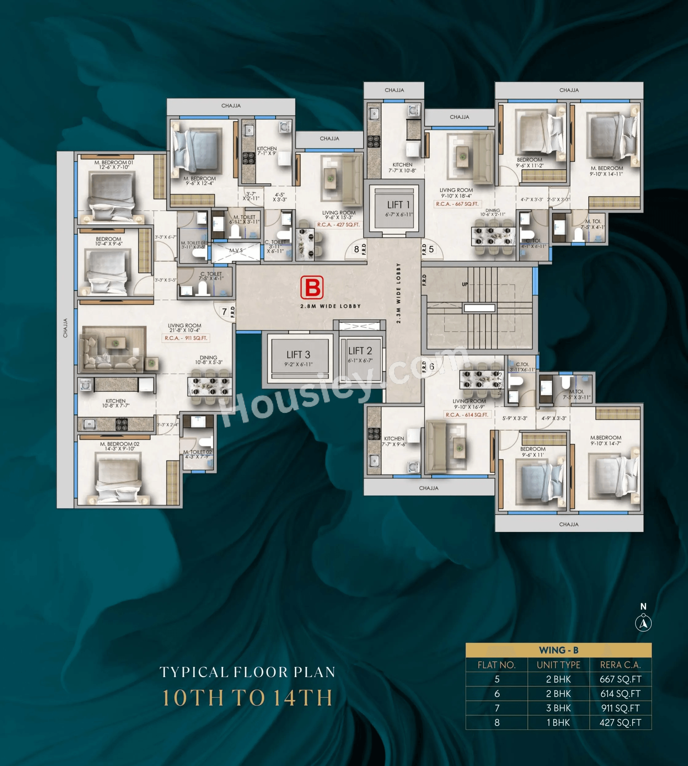 Avenue Atul Tower Floor plan 1