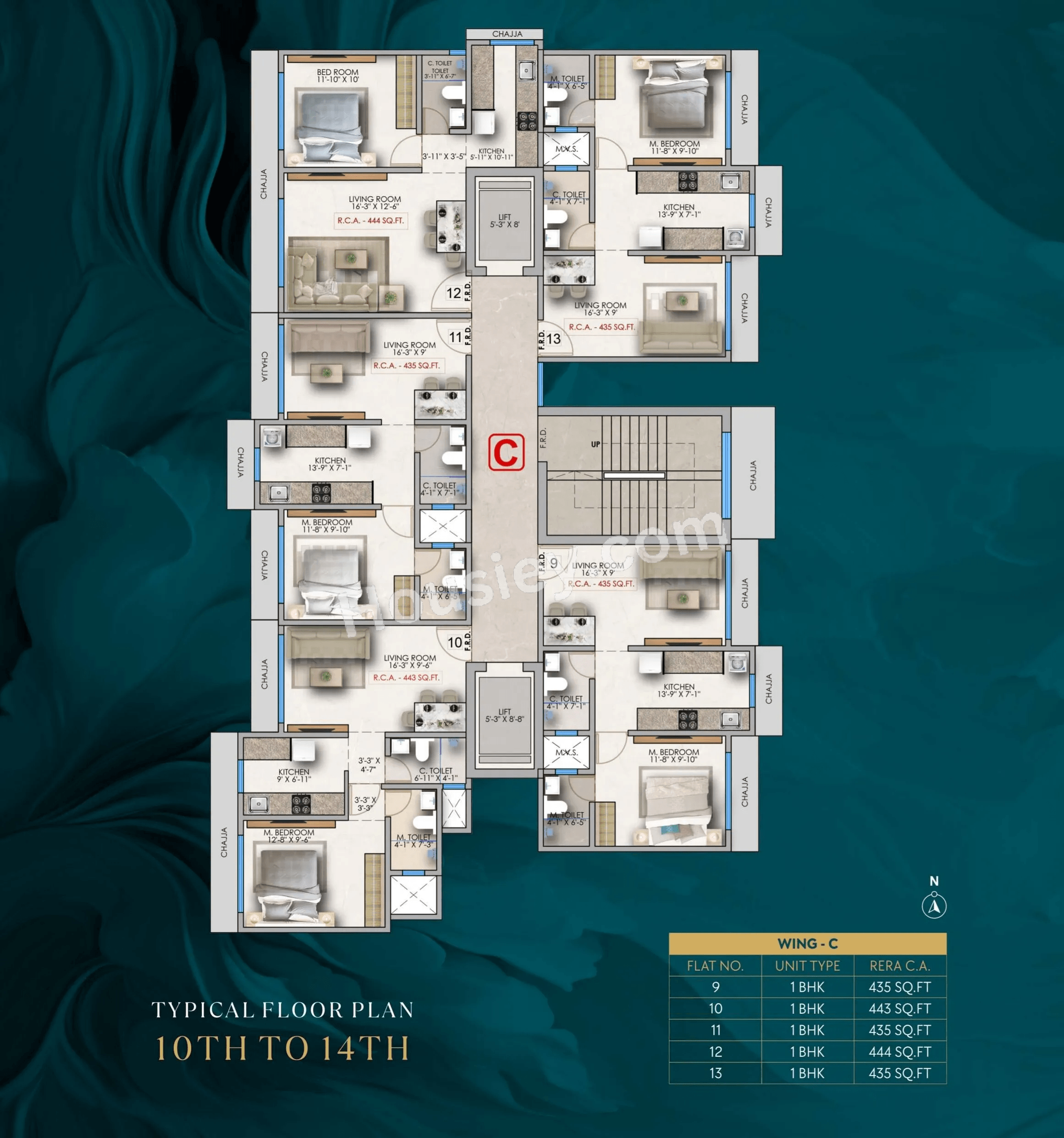 Avenue Atul Tower Floor plan 2