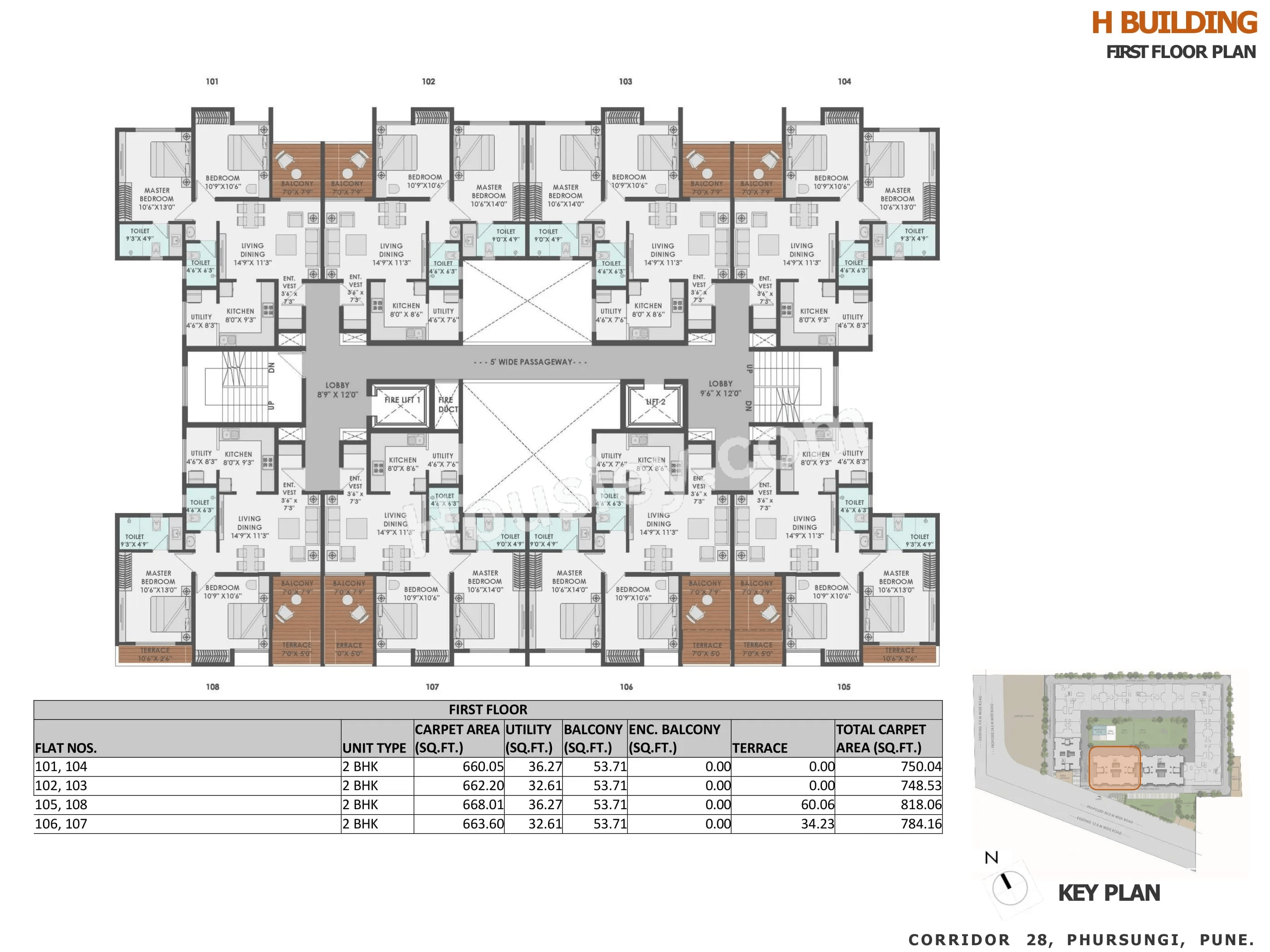 Avishkar Corridor 28 Floor plan 9