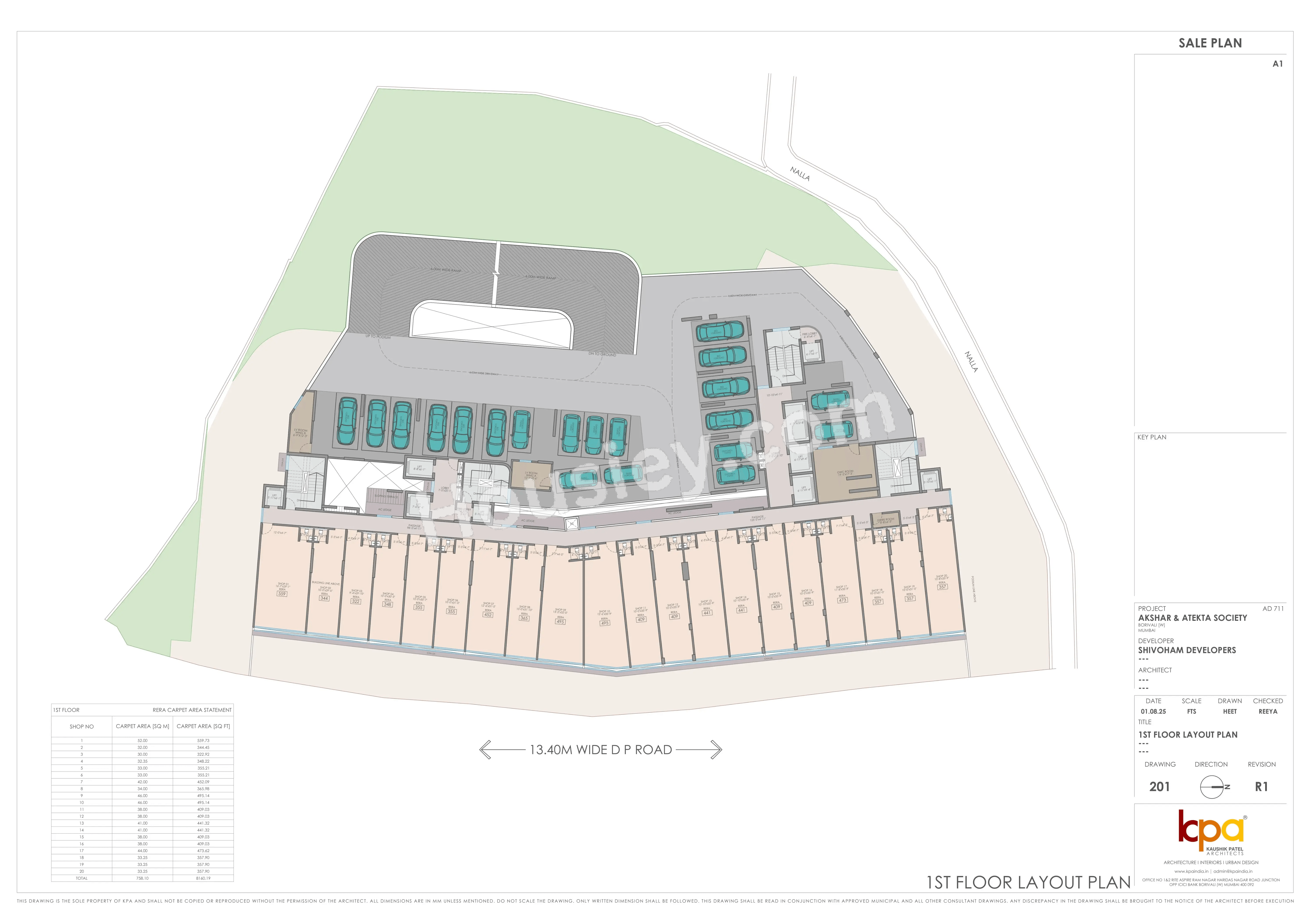 Avyukta Parijat Floor plan 1