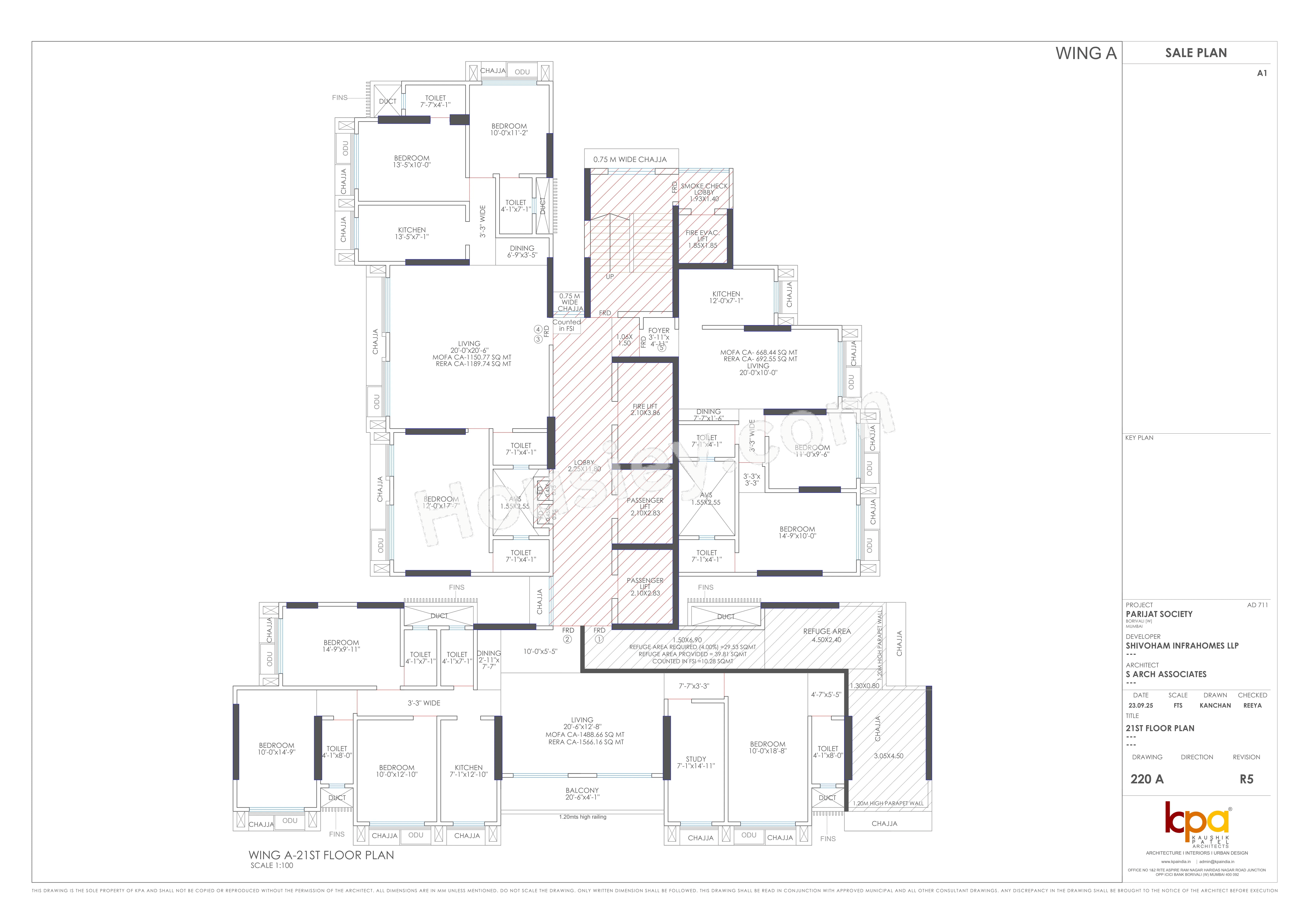 Avyukta Parijat Floor plan 3