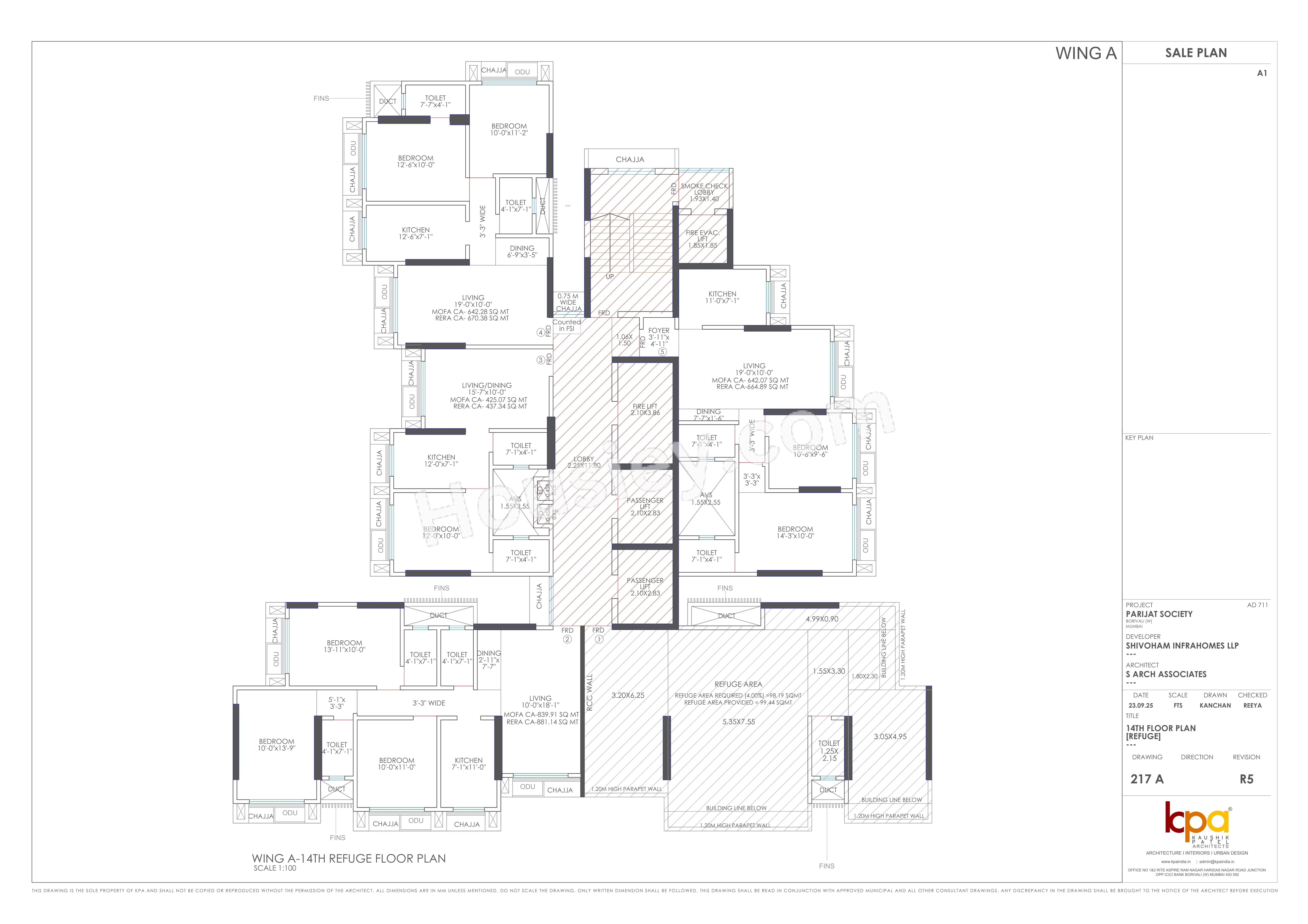 Avyukta Parijat Floor plan 10