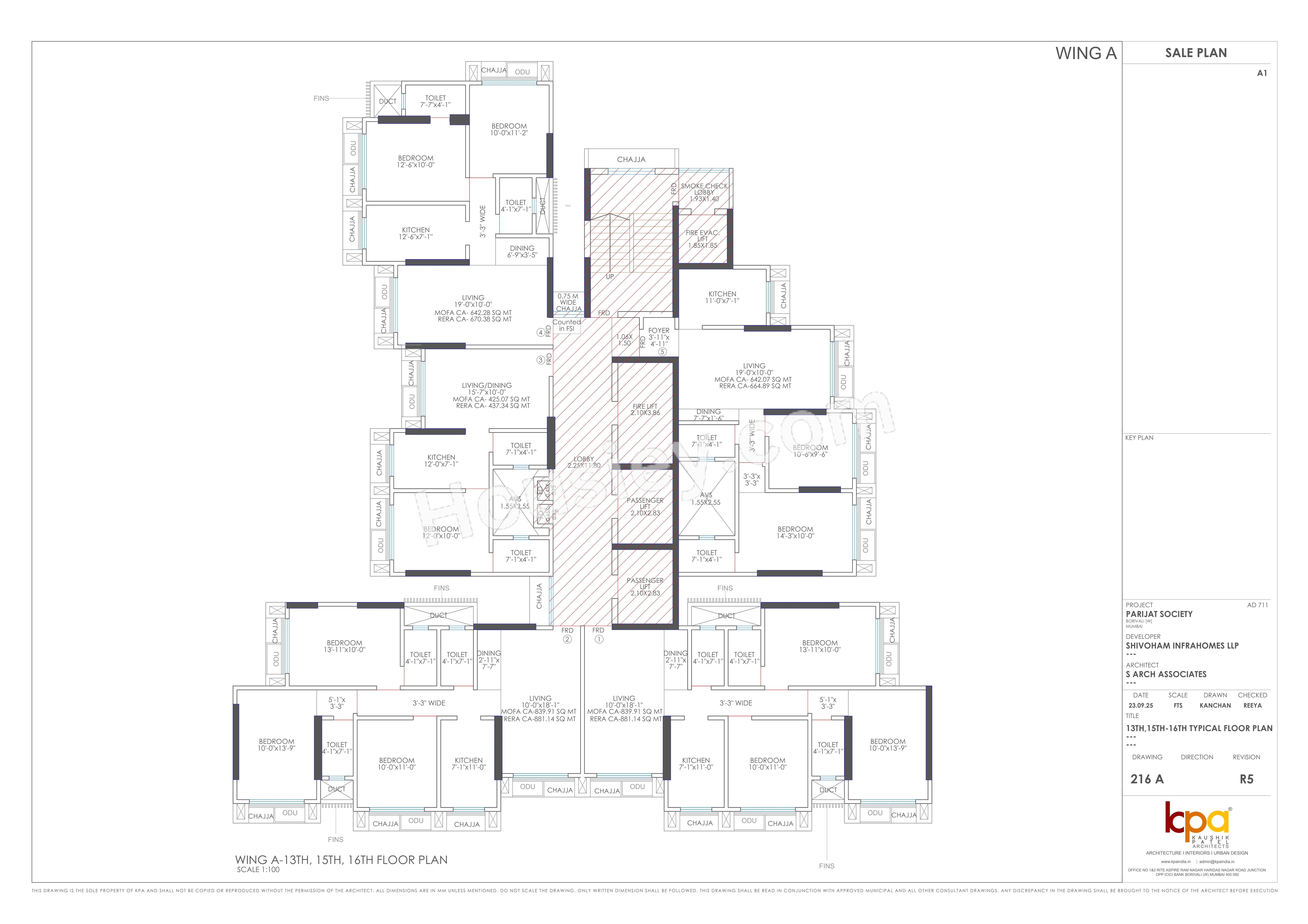 Avyukta Parijat Floor plan 11
