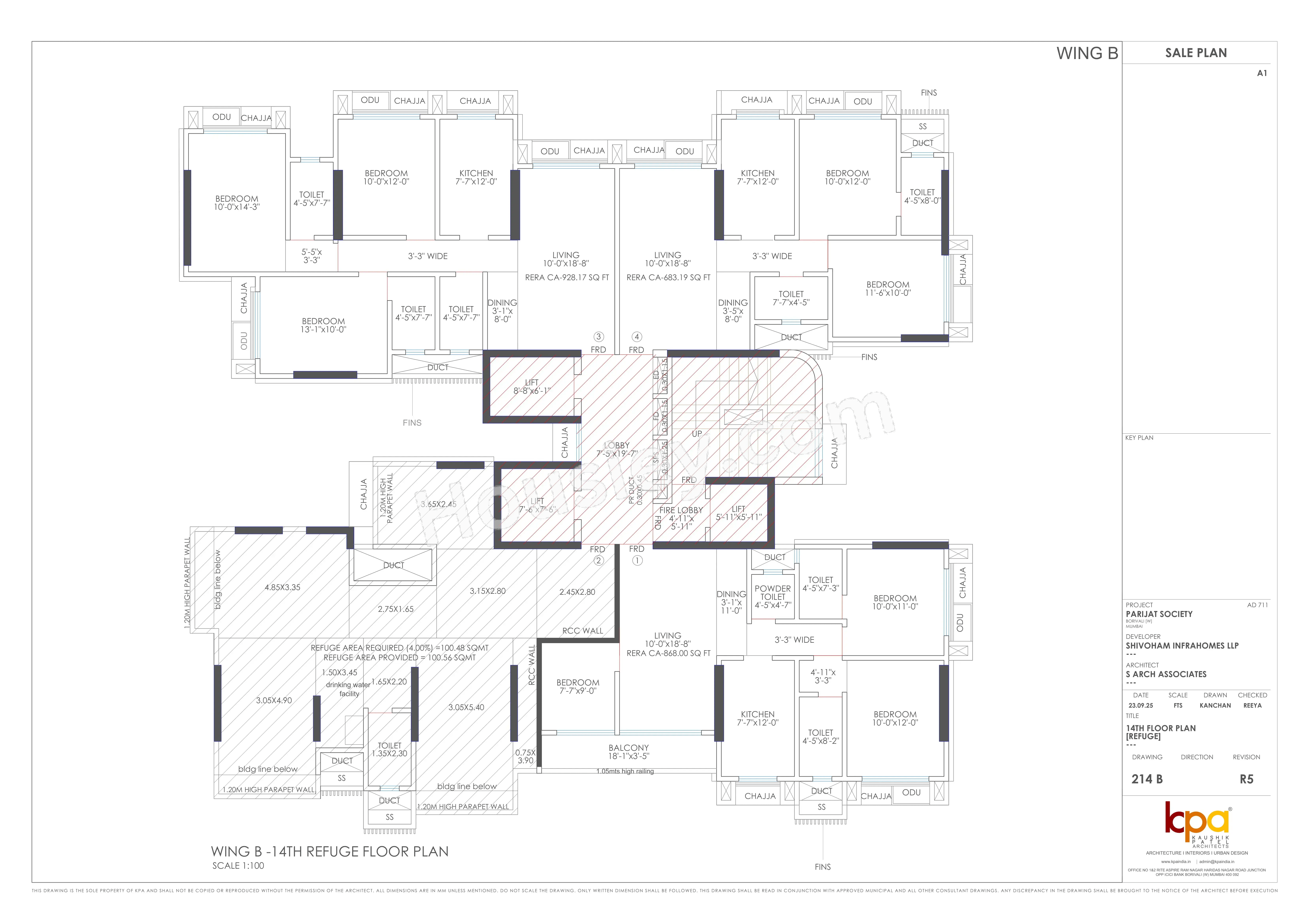 Avyukta Parijat Floor plan 13