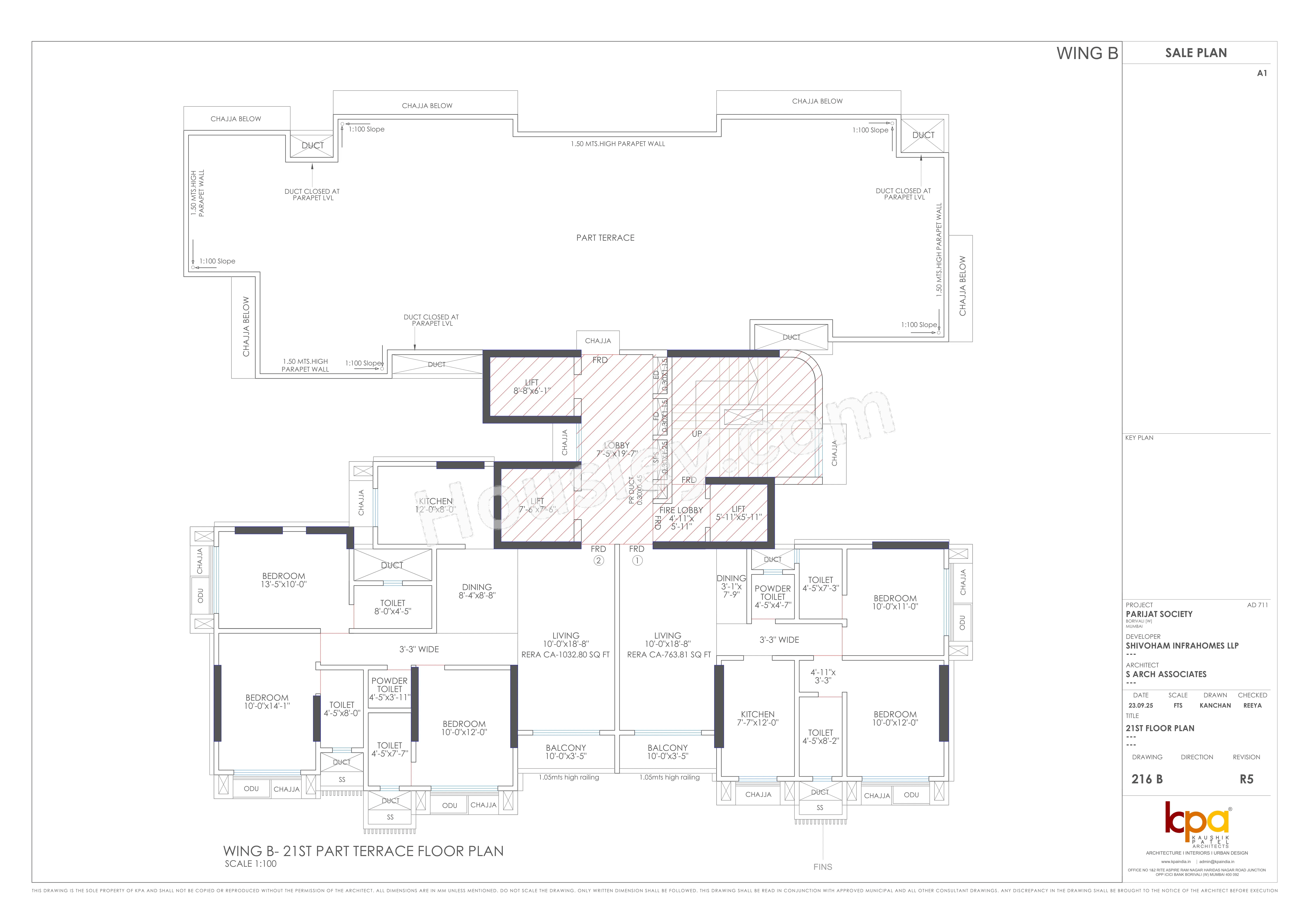 Avyukta Parijat Floor plan 14