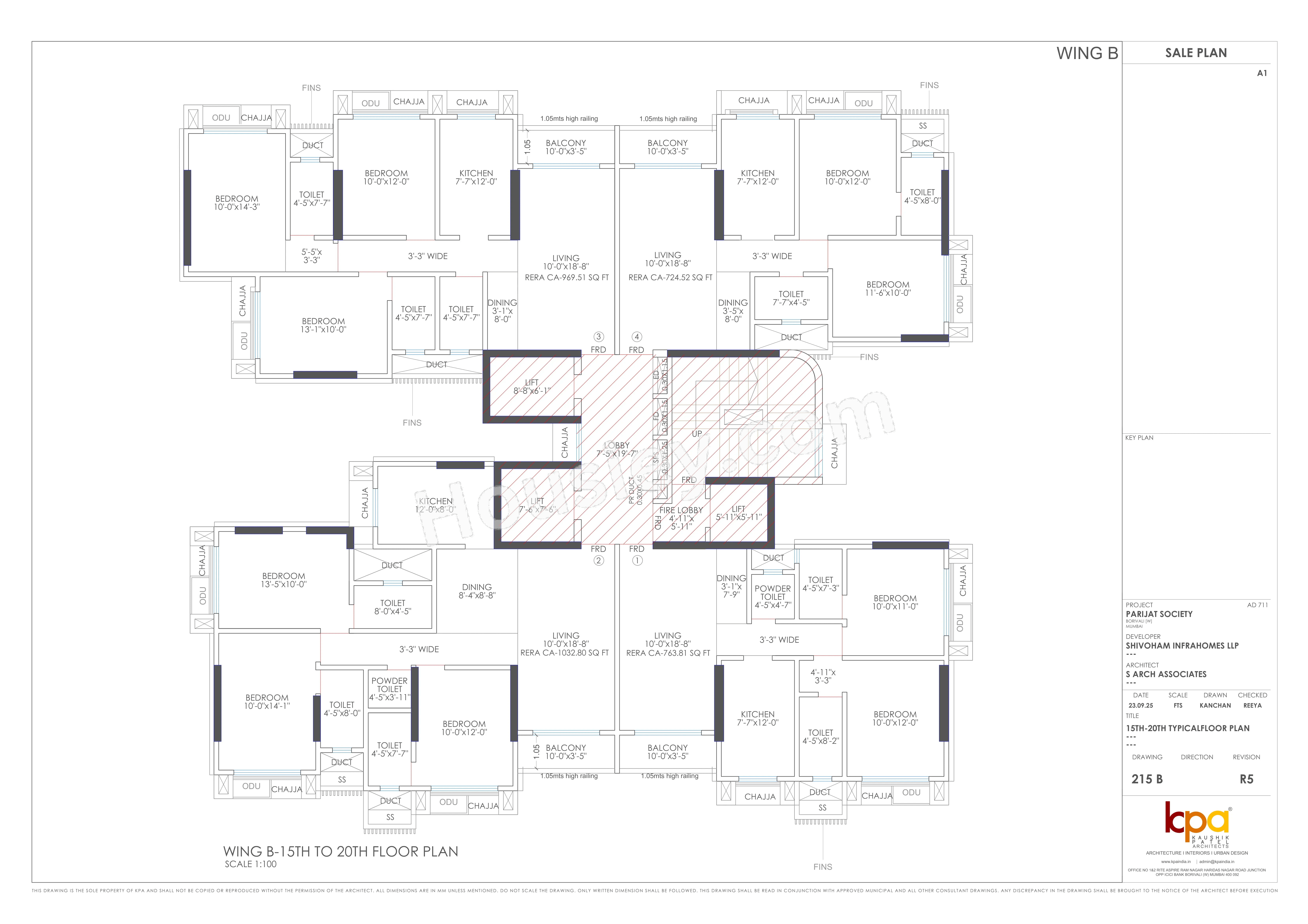 Avyukta Parijat Floor plan 16