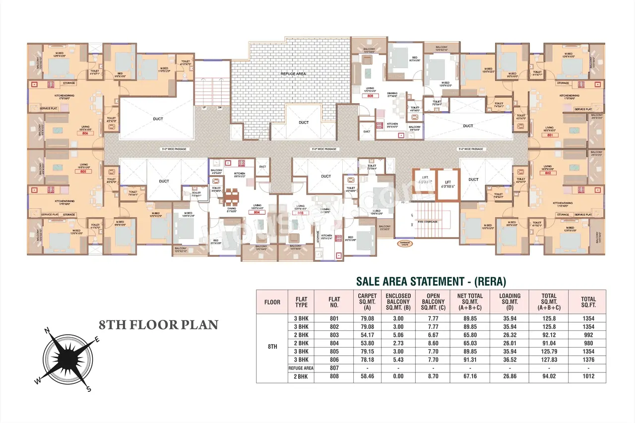 Balaji Nandanvan Floor Plan