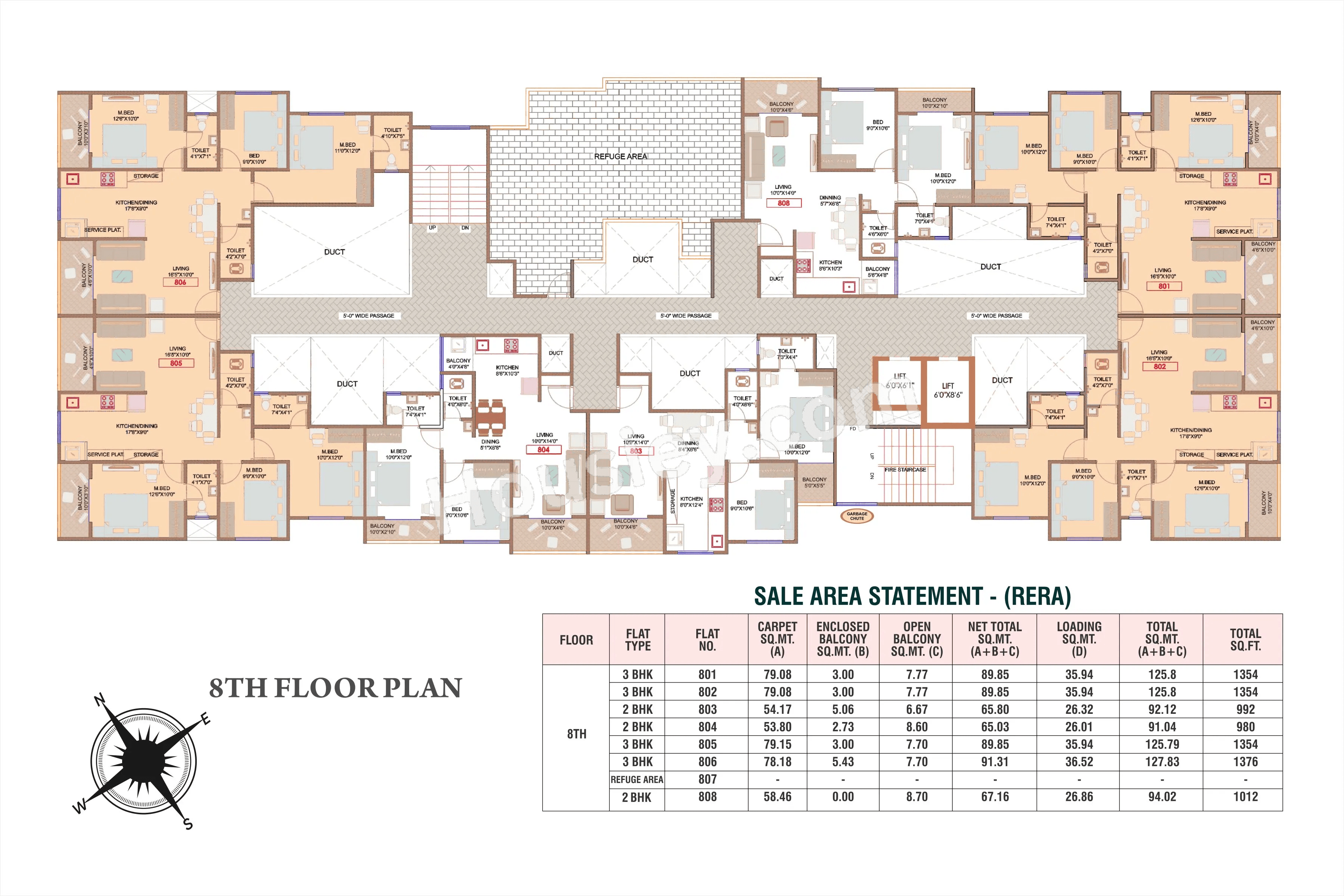 Balaji Nandanvan Floor Plan